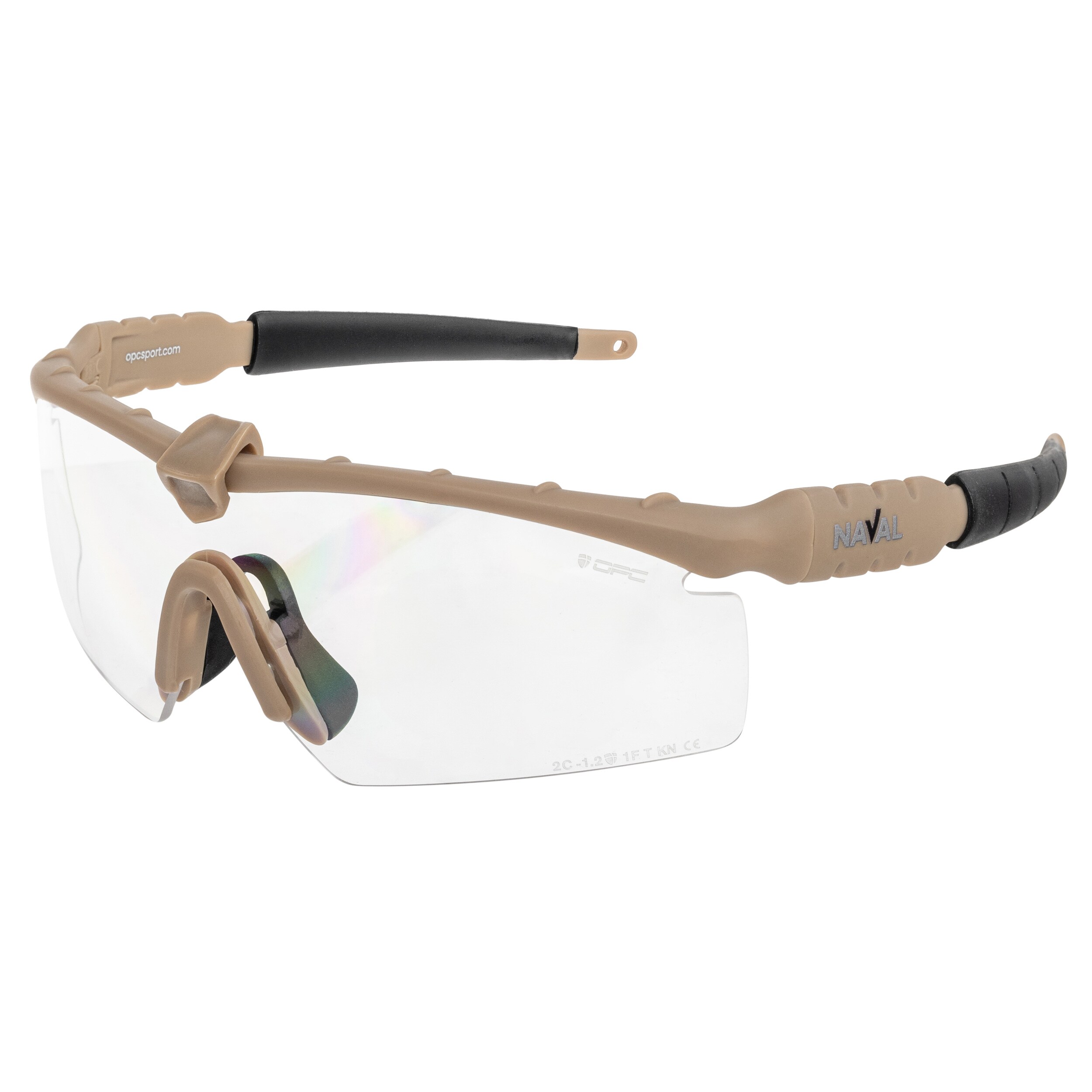 Okulary taktyczne OPC Tactic Naval Set - Matt Khaki/Smoke/Yellow