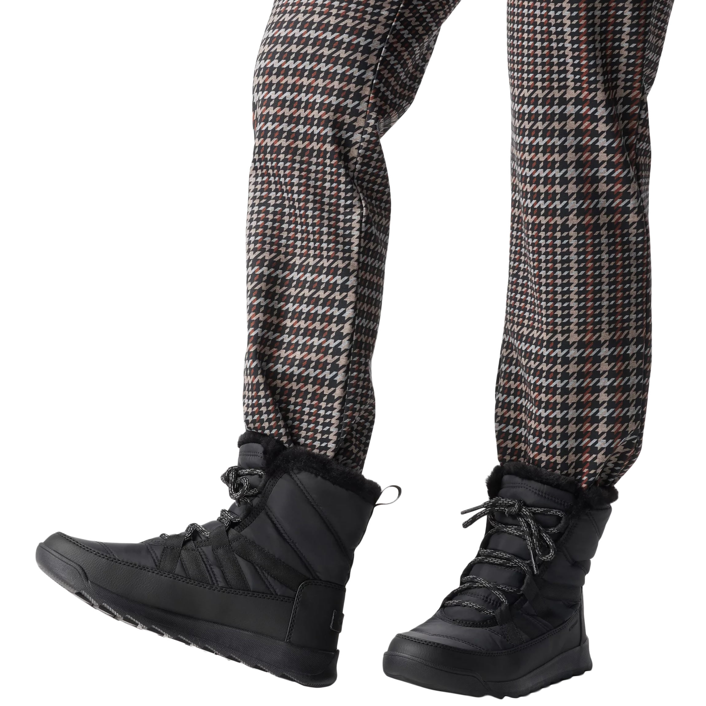 Buty damskie Sorel Whitney II Plus Lace WP - Black/Quarry