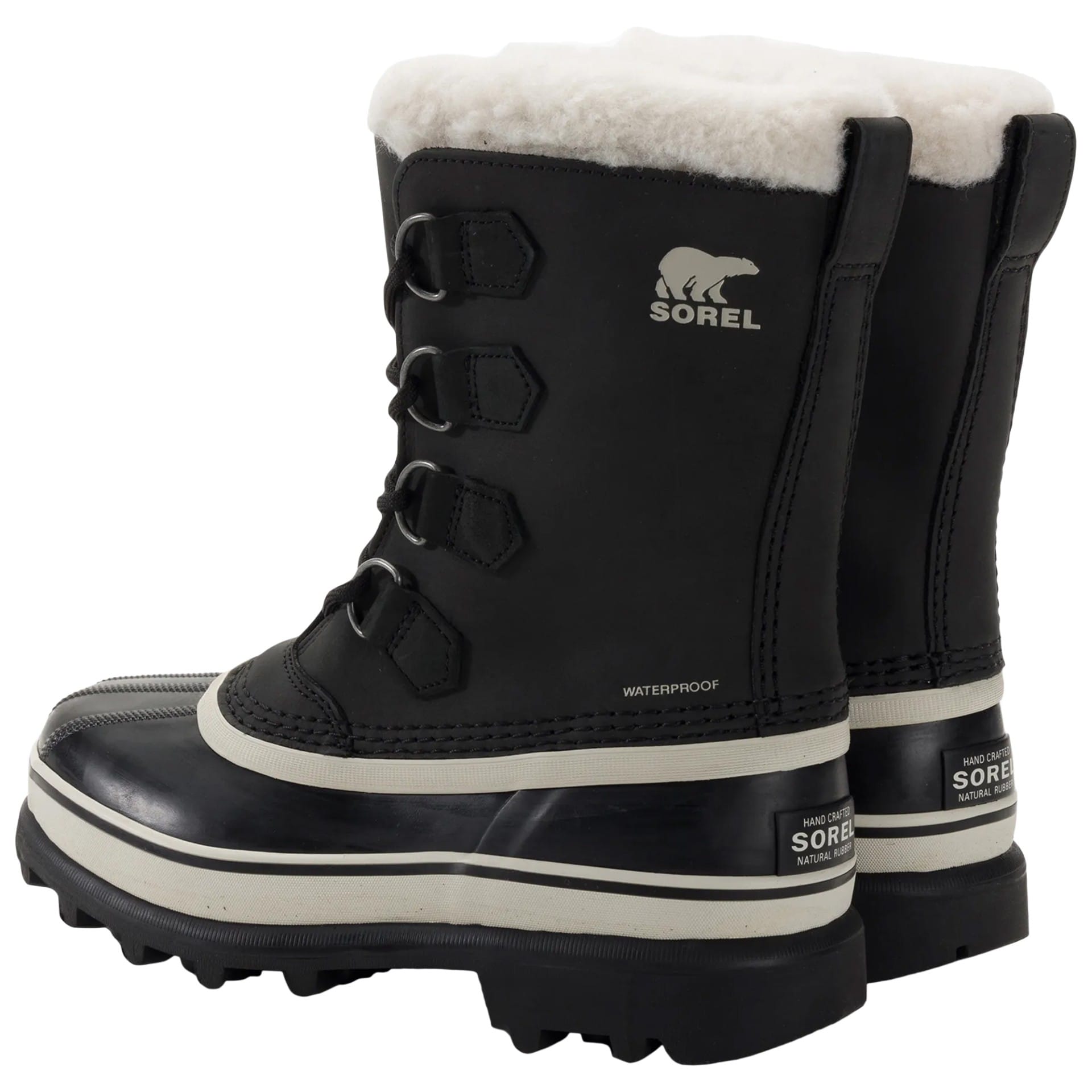 Buty śniegowce damskie Sorel Caribou WP - Black/Stone