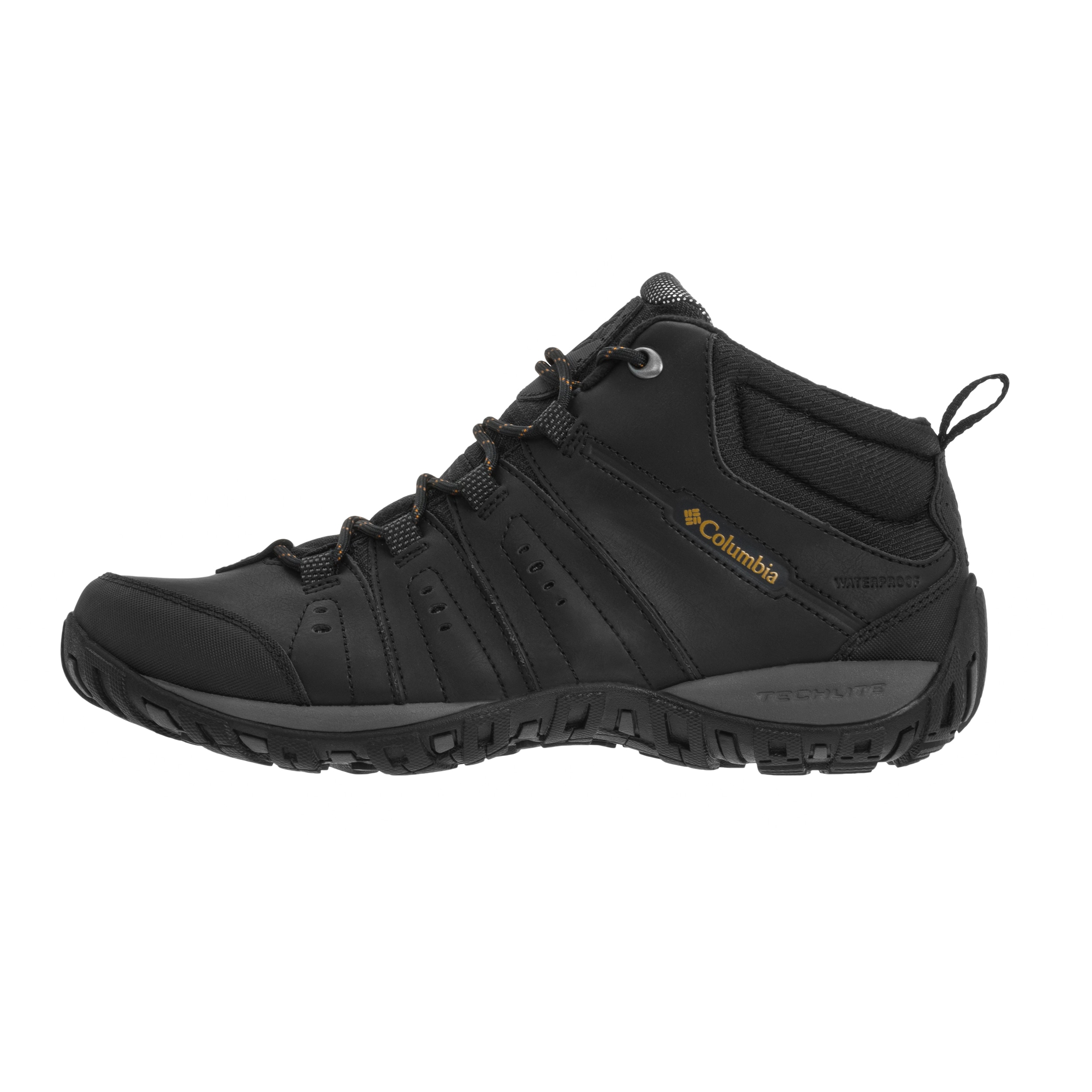 Buty Columbia Woodburn II Mid Waterproof - Black/Goldenrod