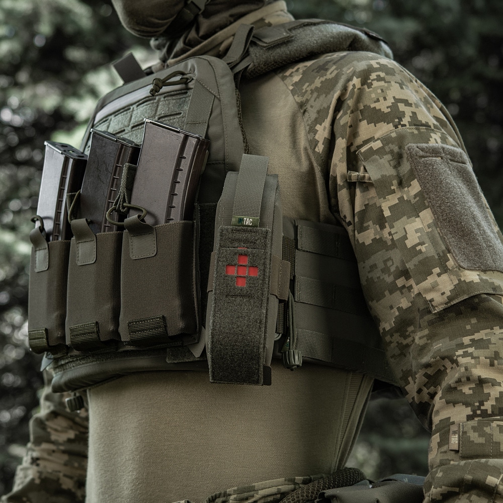 Ładownica zamknięta M-Tac na stazę taktyczną Flap - Ranger Green