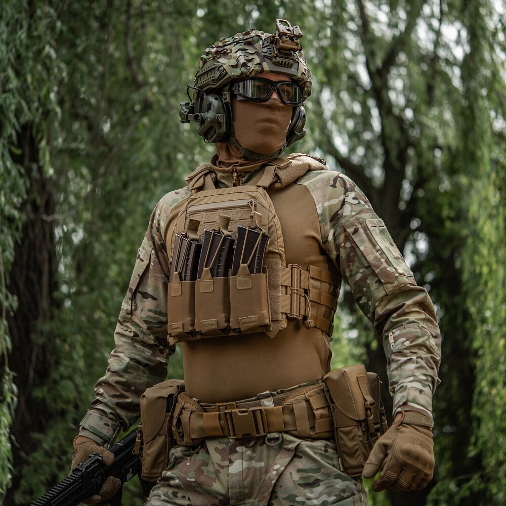 Kamizelka taktyczna typu Plate Carrier M-Tac Cuirass Elite - Coyote