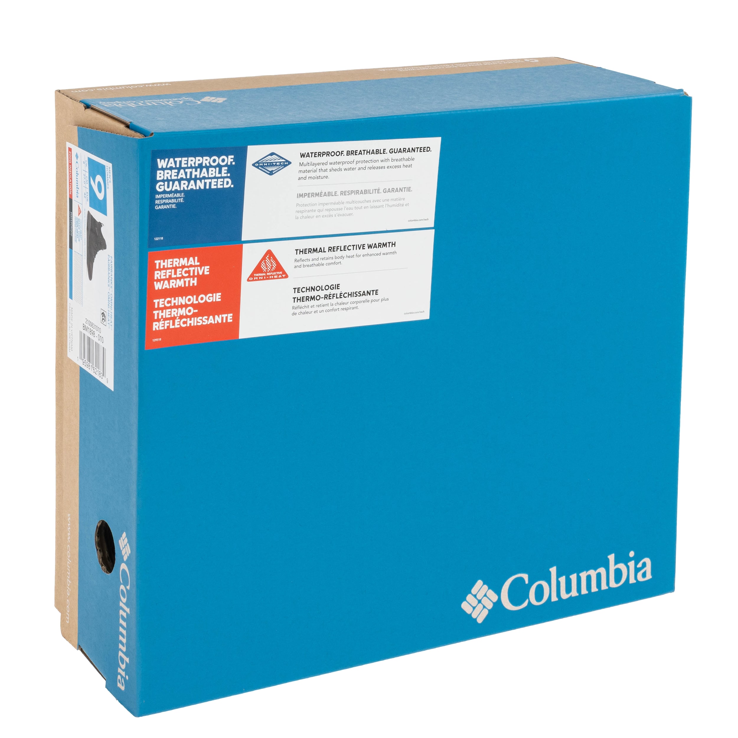 Buty Columbia Fairbanks II Omni-Heat Waterproff Winter - Black/Titanium II