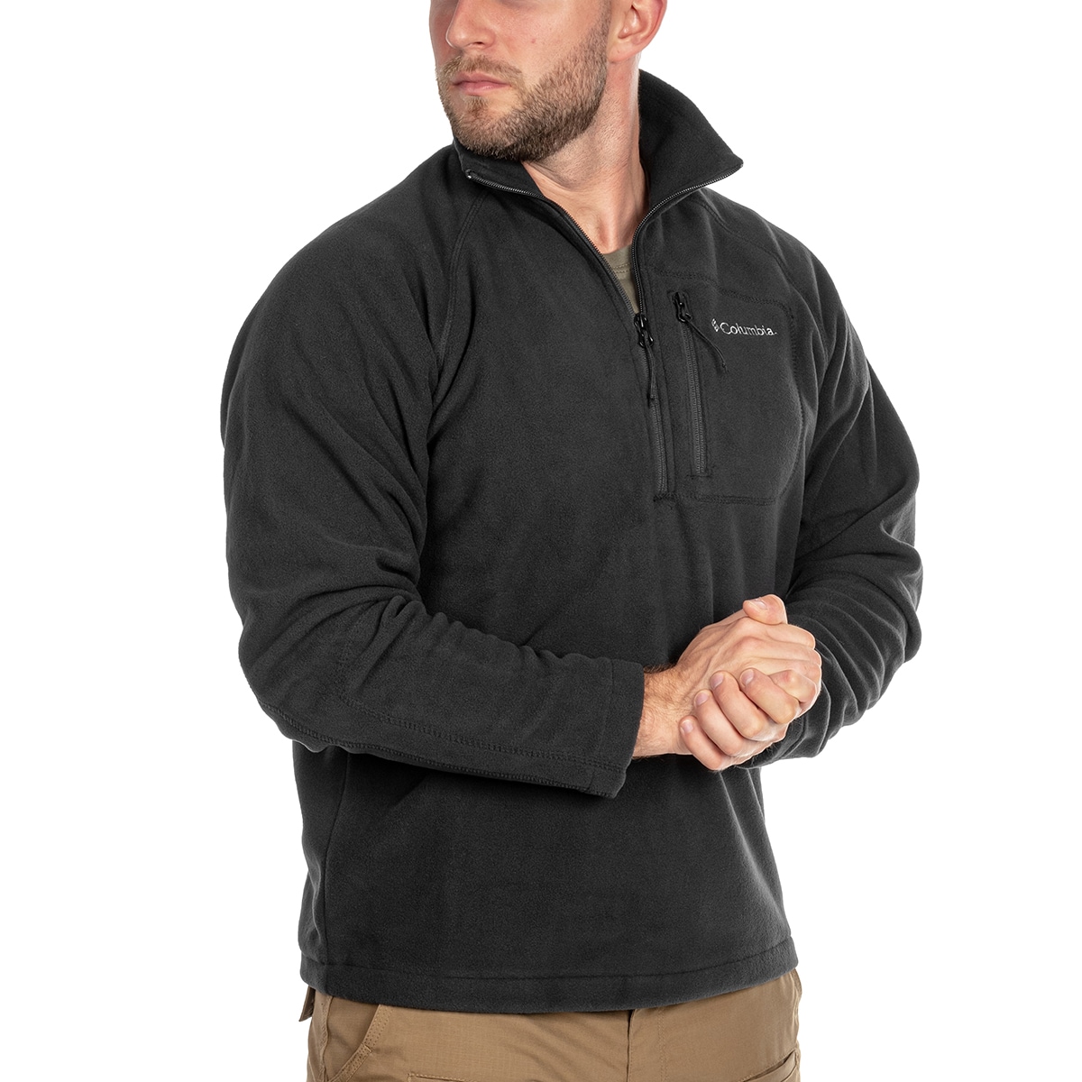 Polar Columbia Fast Trek III Half Zip New - Black