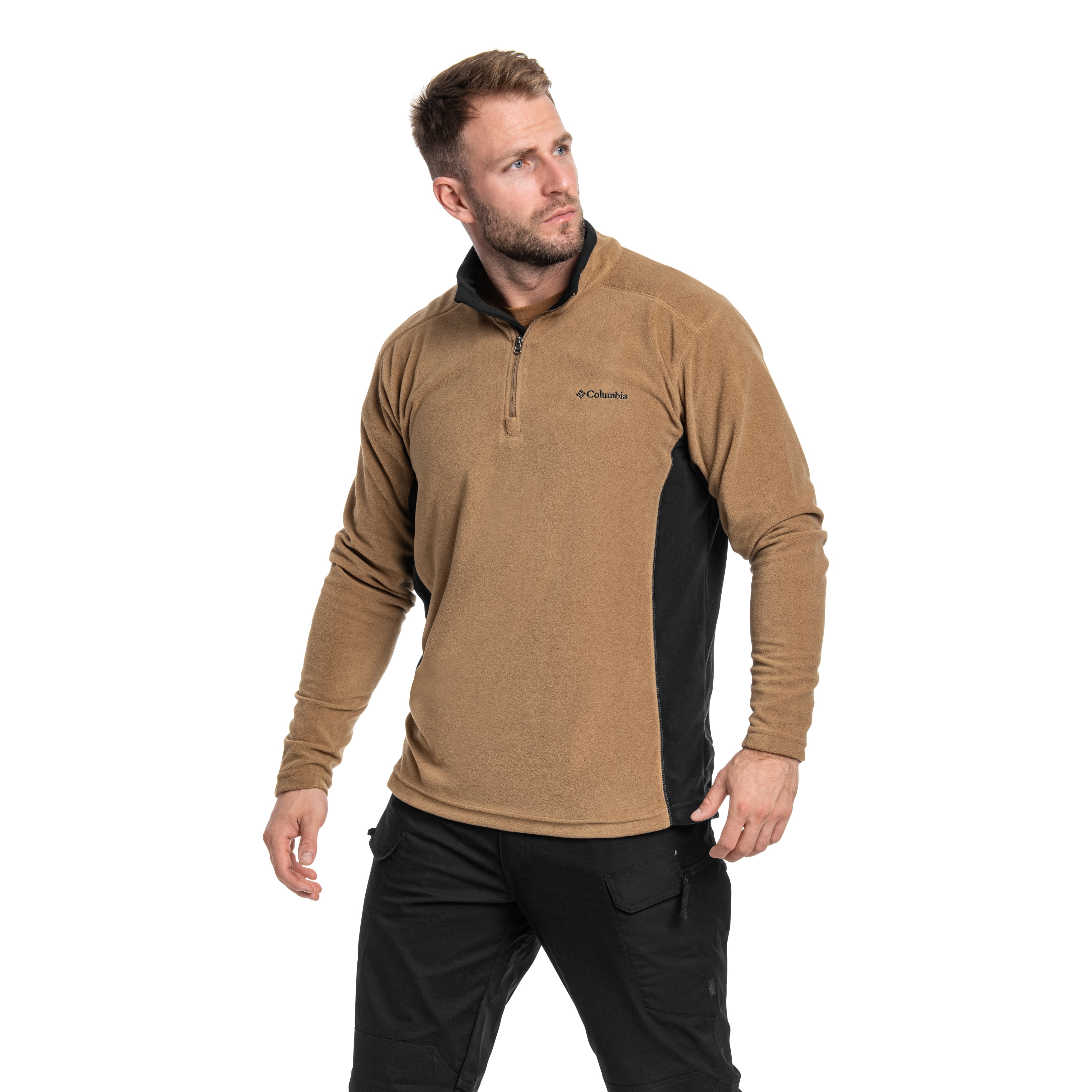 Polar Columbia Klamath Range II Half Zip - Delta/Black
