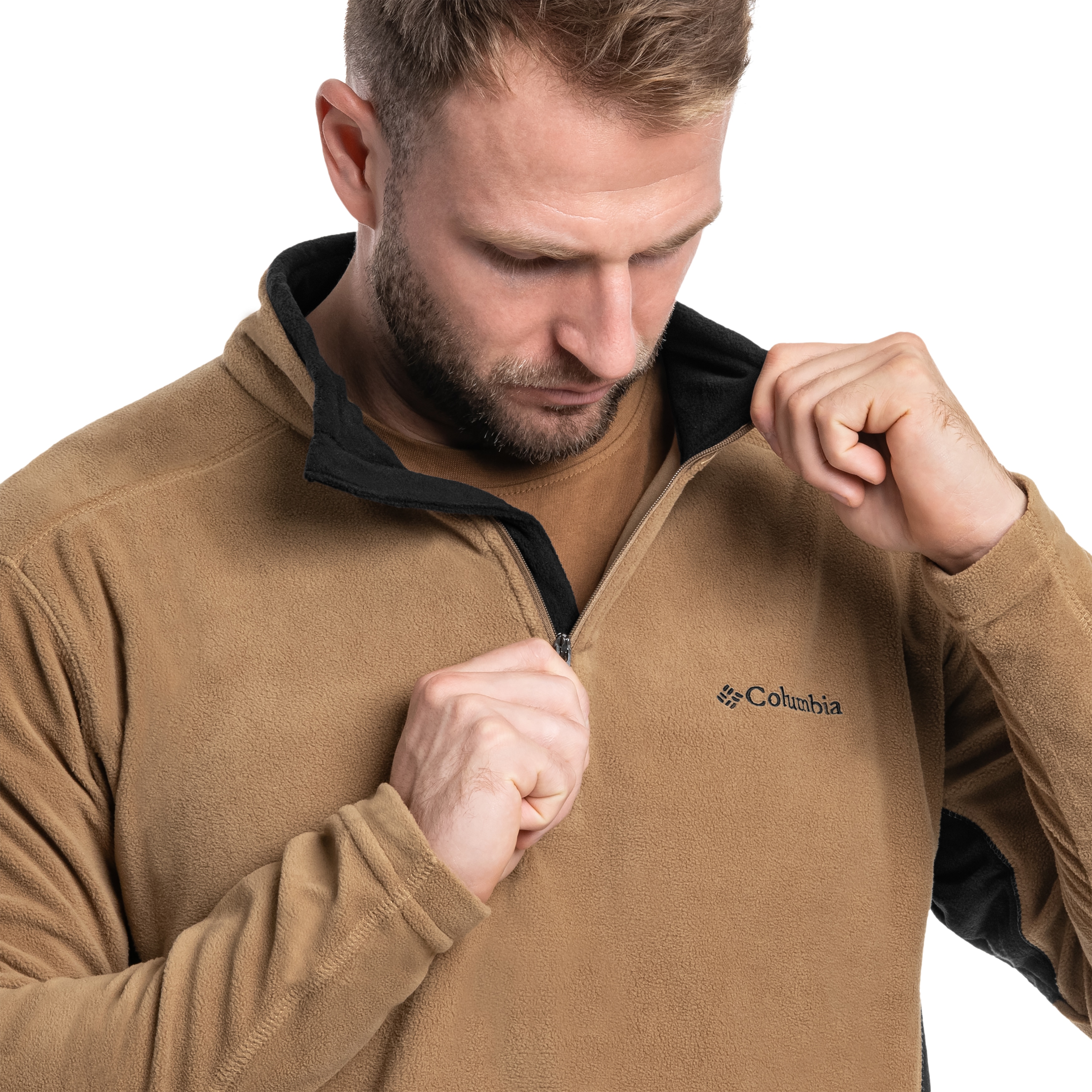 Polar Columbia Klamath Range II Half Zip - Delta/Black