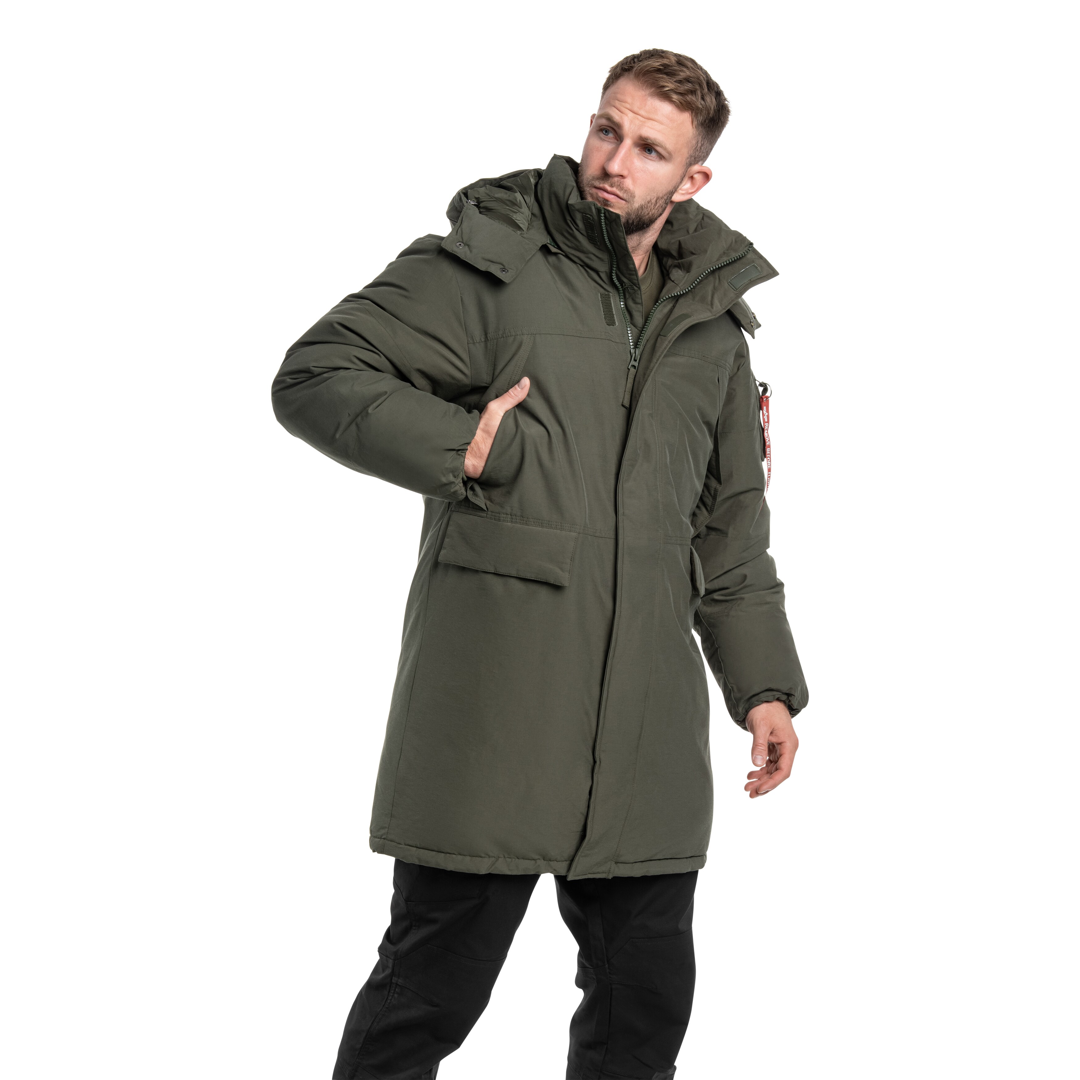 Kurtka Alpha Industries Puffer Parka - Dark Olive