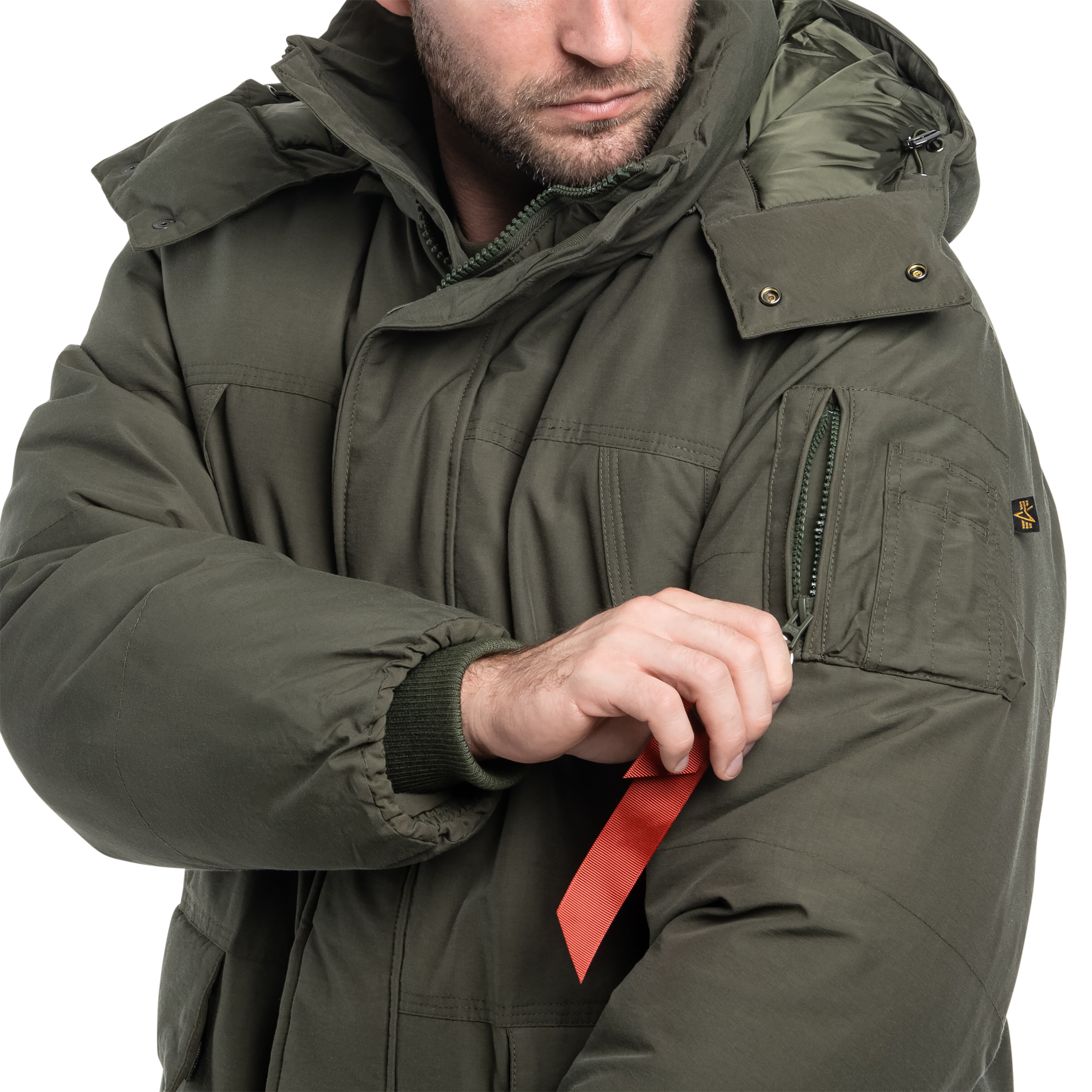 Kurtka Alpha Industries Puffer Parka - Dark Olive