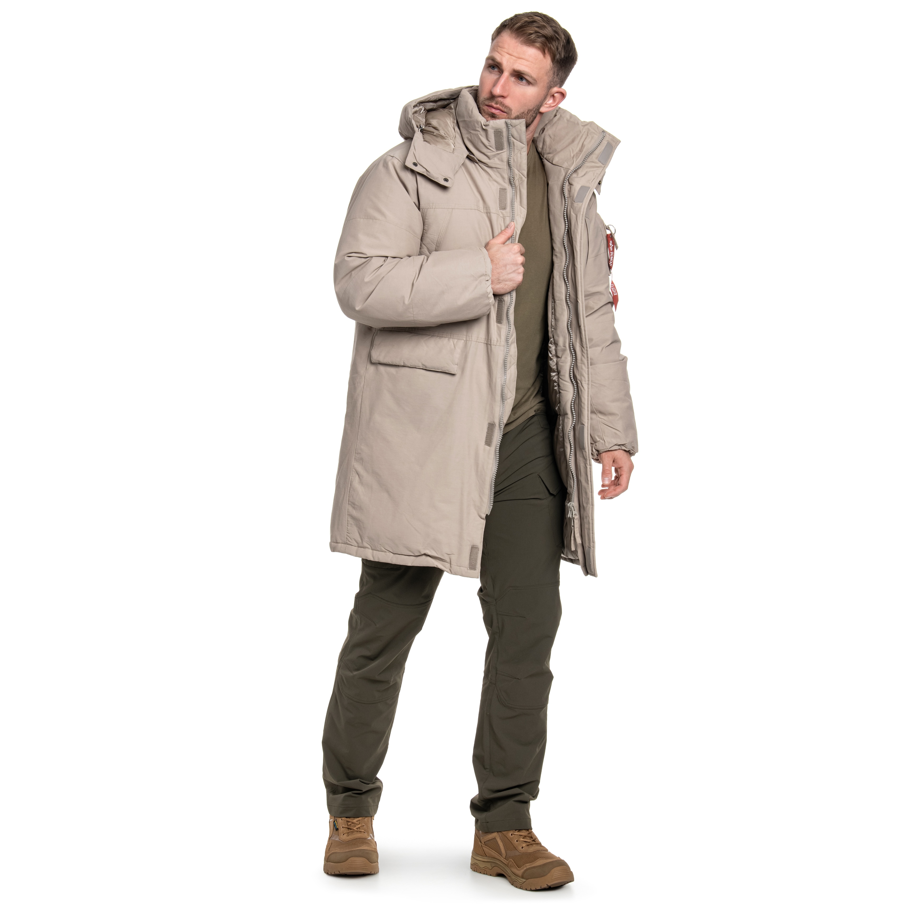 Kurtka Alpha Industries Puffer Parka - Vintage Sand