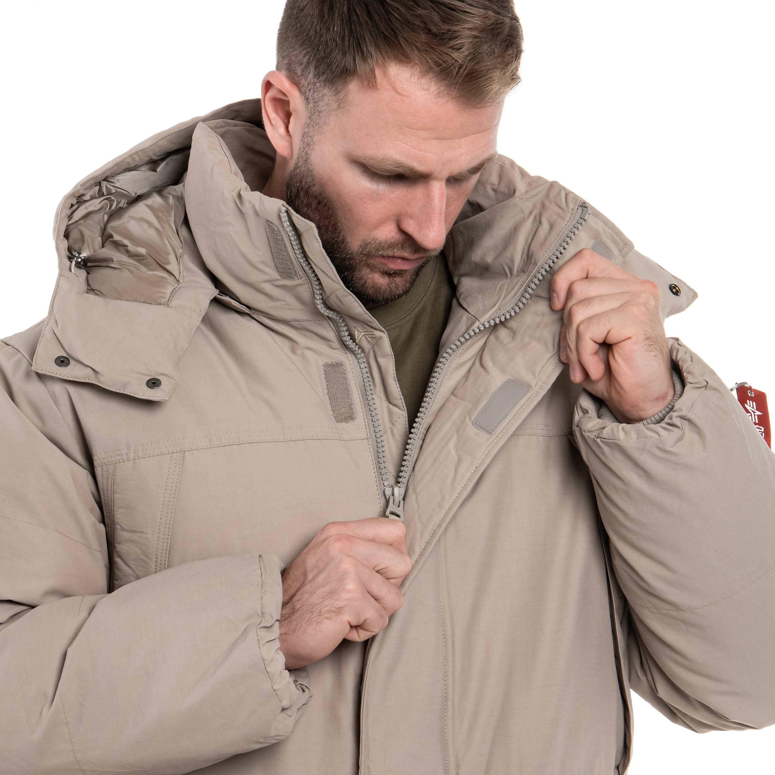 Kurtka Alpha Industries Puffer Parka - Vintage Sand