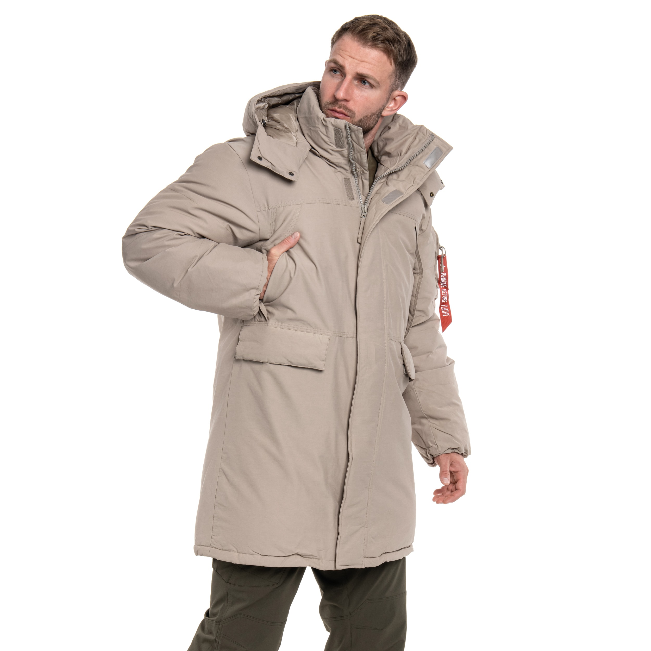 Kurtka Alpha Industries Puffer Parka - Vintage Sand