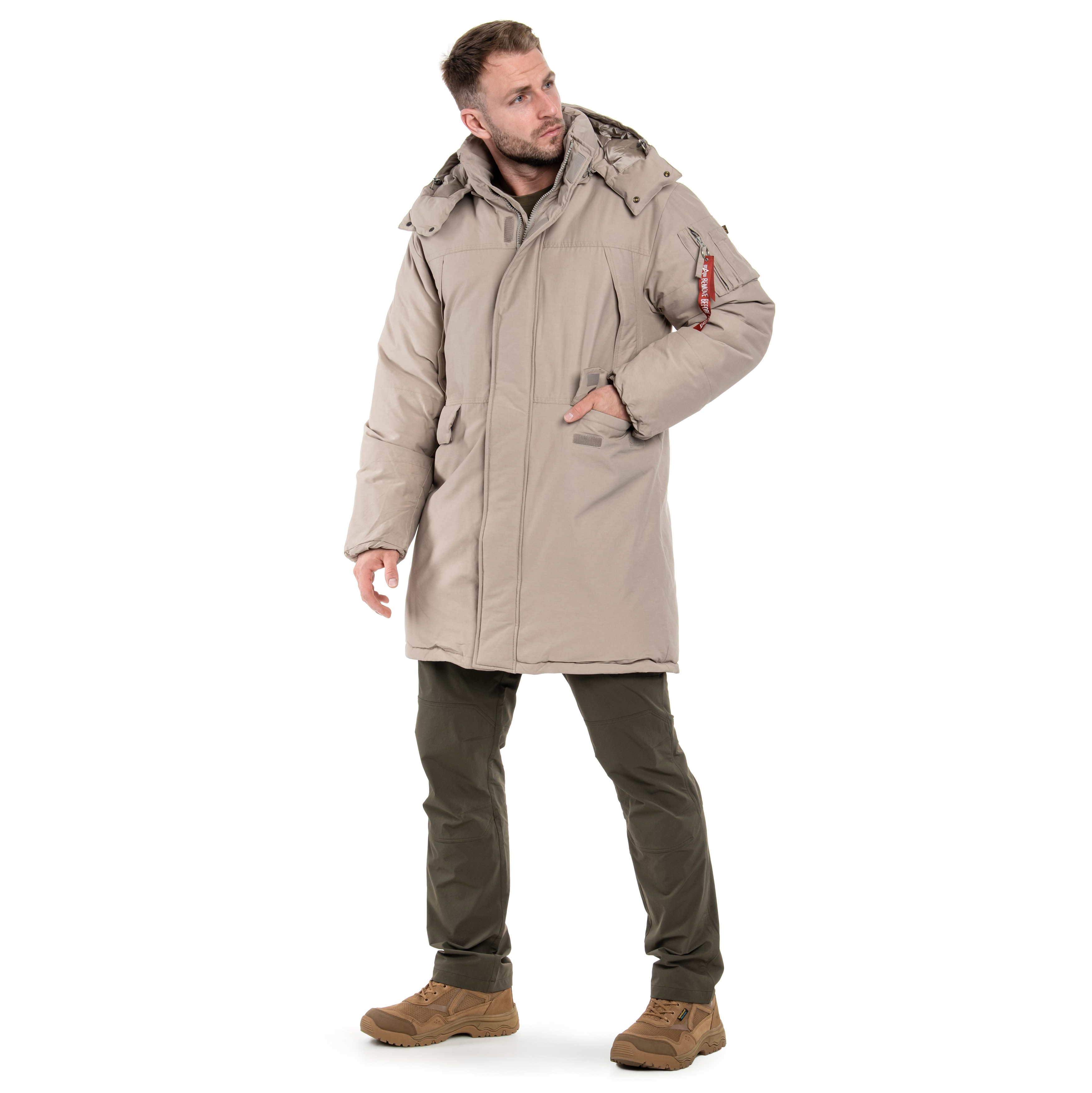 Куртка Alpha Industries Puffer Парка - Vintage Sand