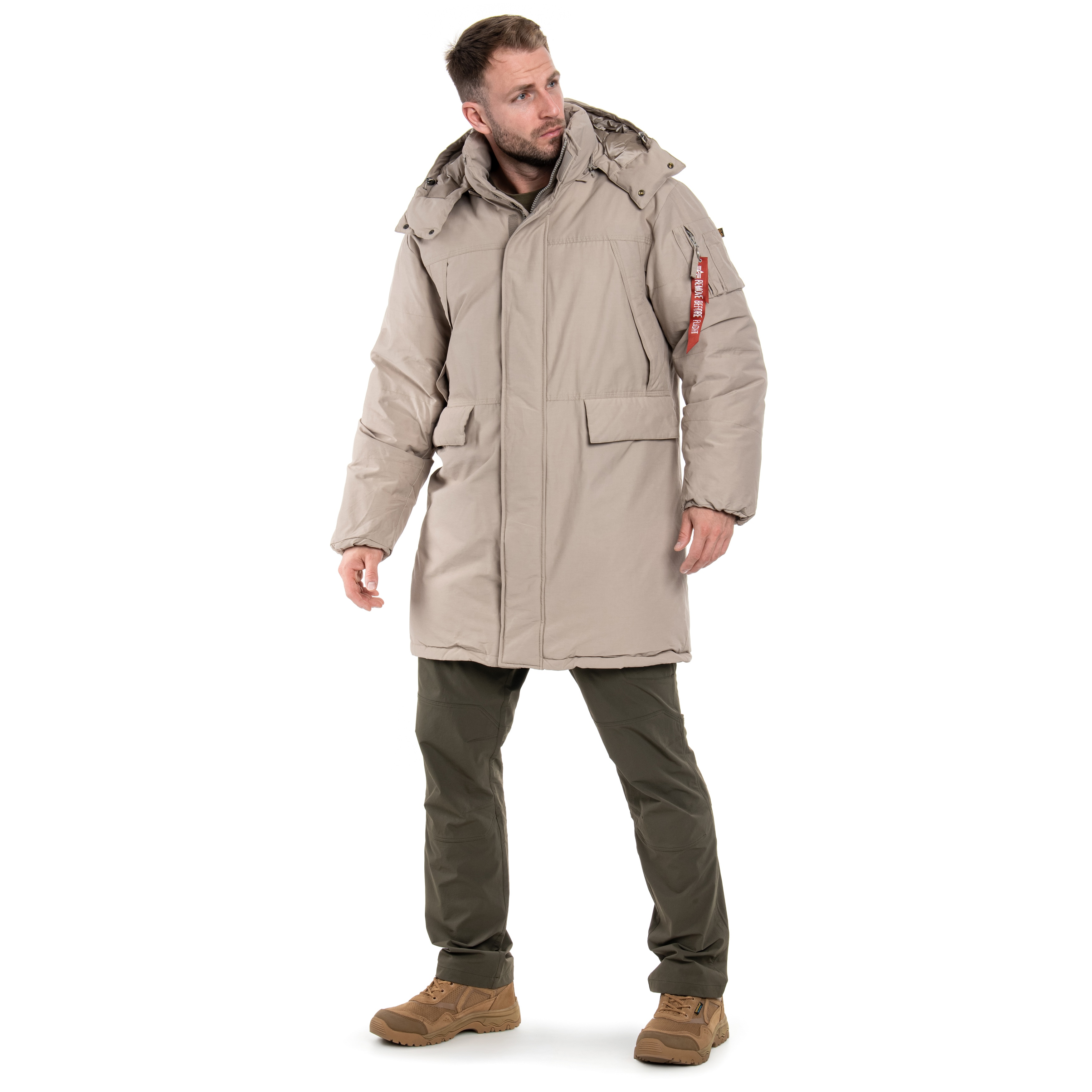 Куртка Alpha Industries Puffer Парка - Vintage Sand