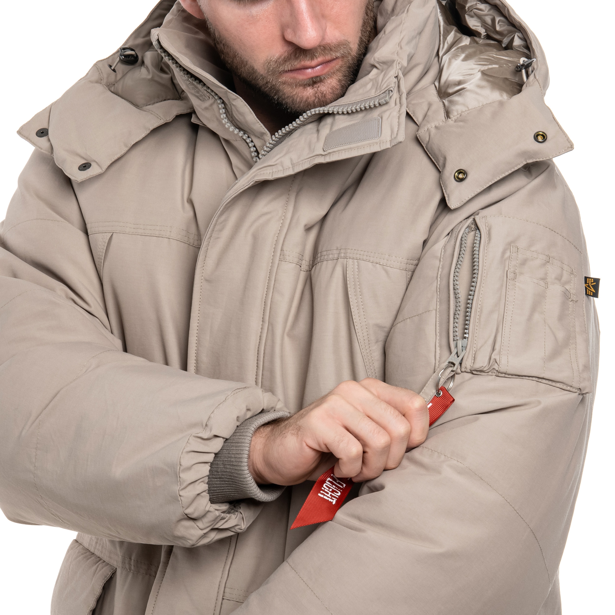 Куртка Alpha Industries Puffer Парка - Vintage Sand