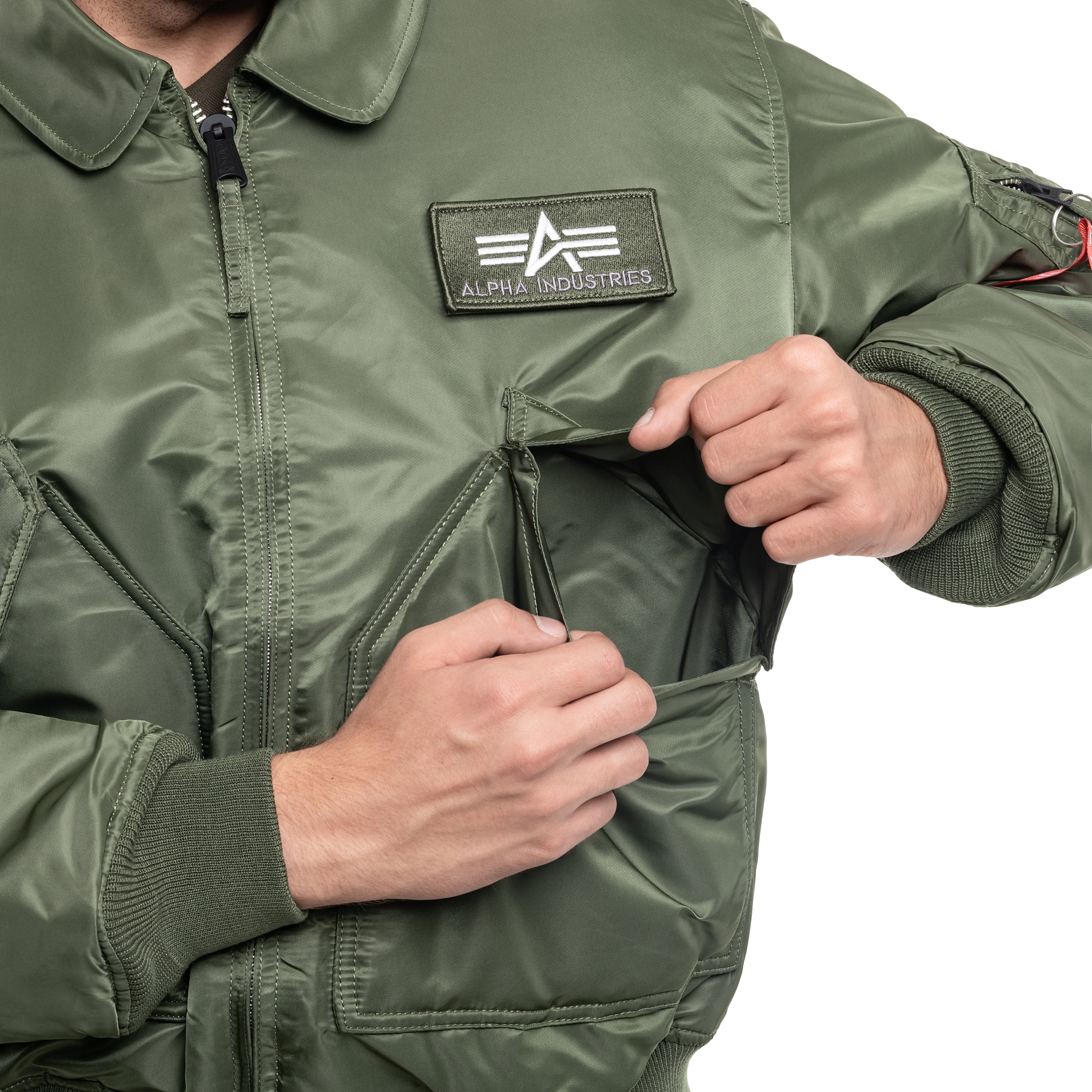 Kurtka Alpha Industries CWU 45 Heritage - Sage Green