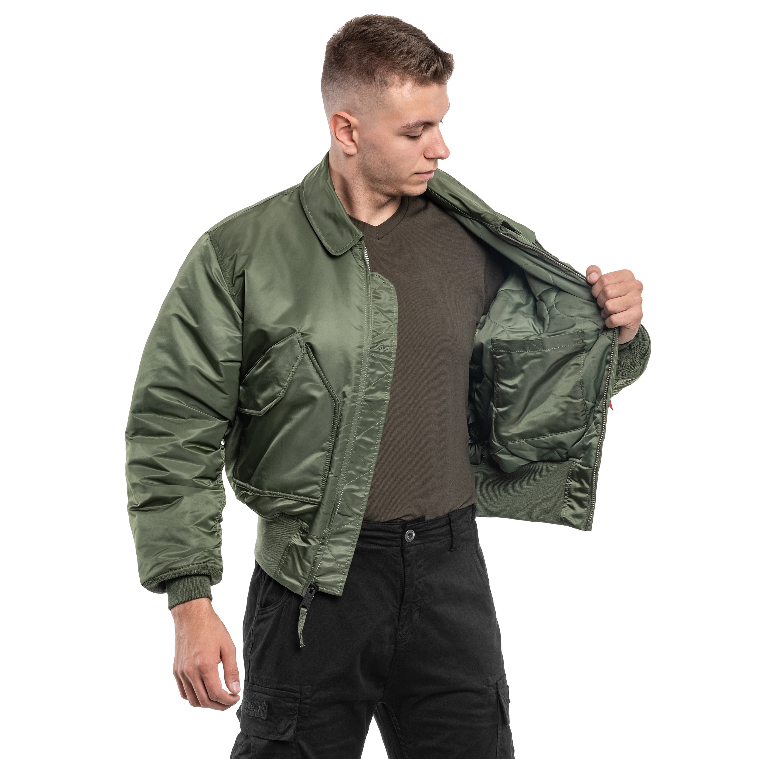 Kurtka Alpha Industries CWU 45 Heritage - Sage Green