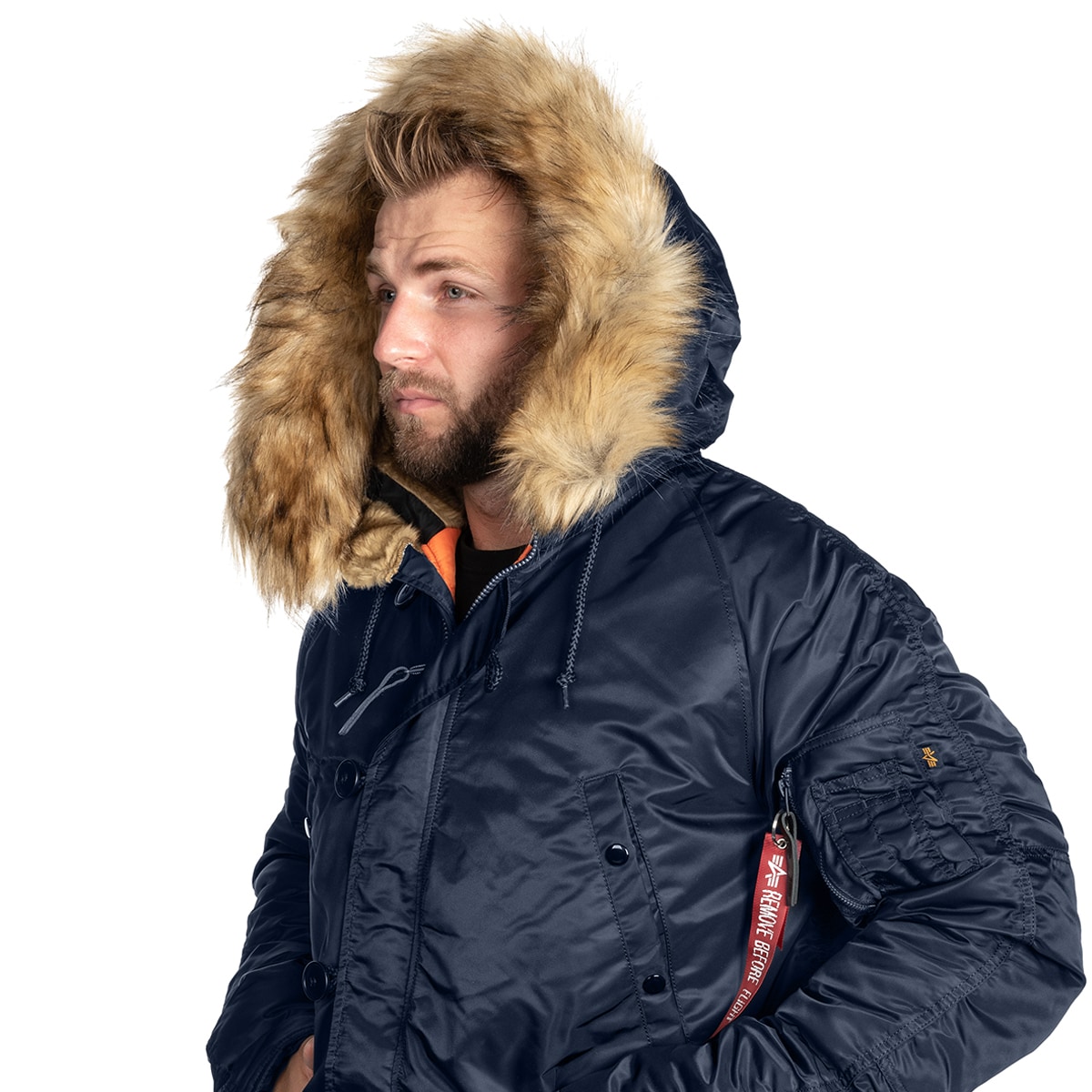 Kurtka Alpha Industries N3B VF 59 Fitted - Replica Blue