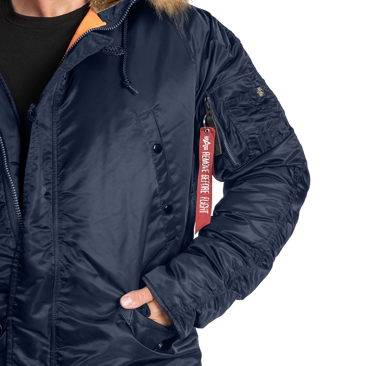 Kurtka Alpha Industries N3B VF 59 Fitted - Replica Blue