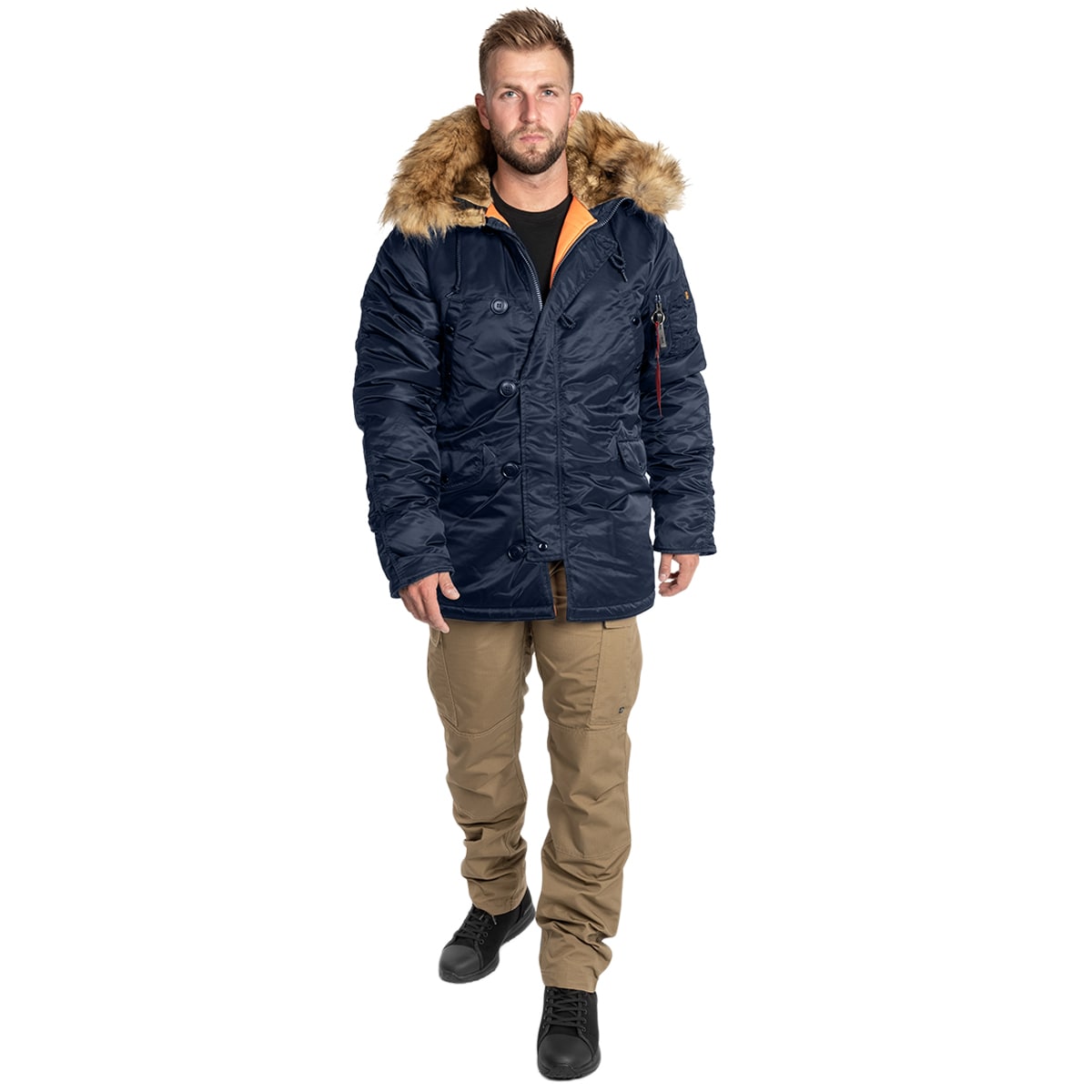 Kurtka Alpha Industries N3B VF 59 Fitted - Replica Blue