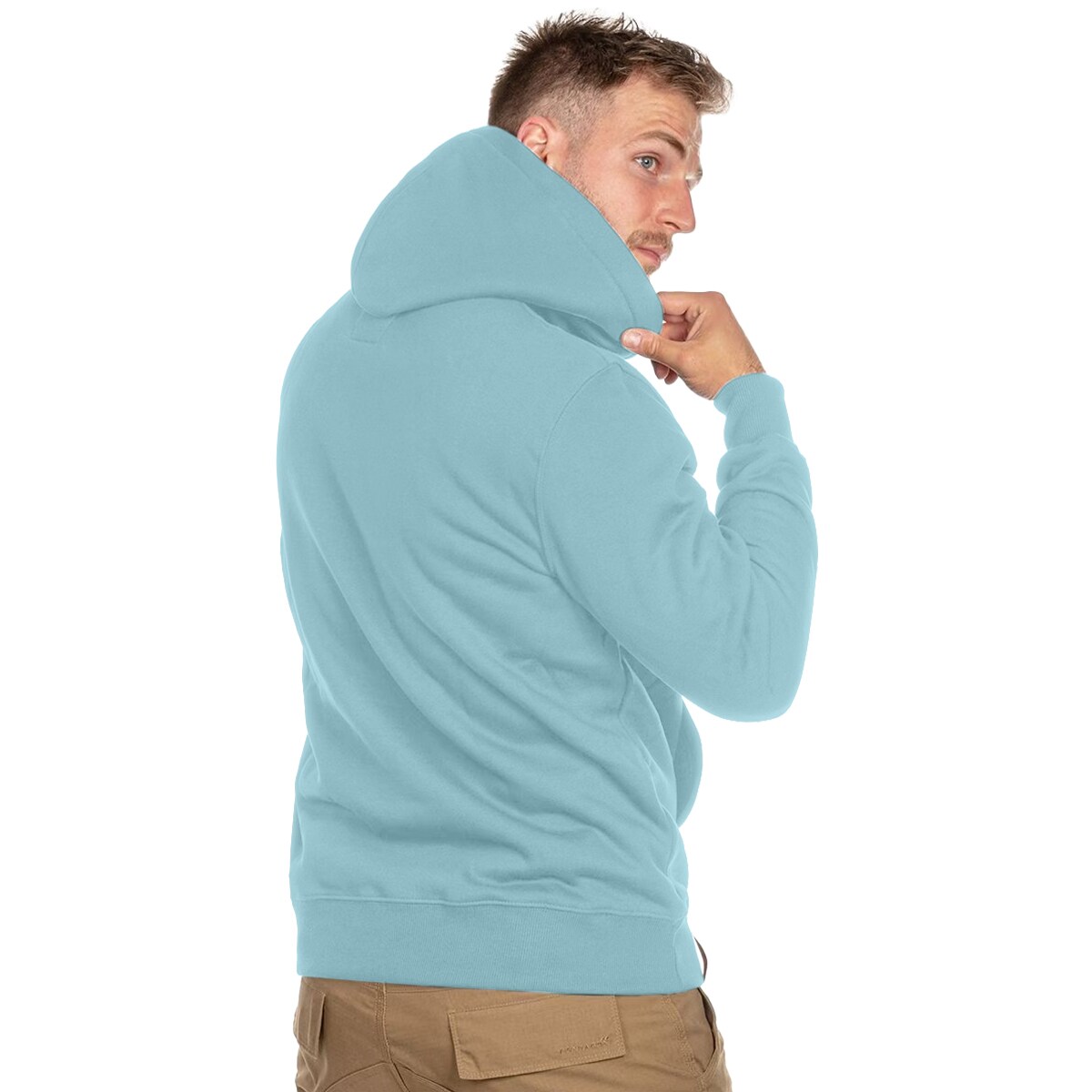 Bluza Alpha Industries Basic Hoody - Grey/Blue