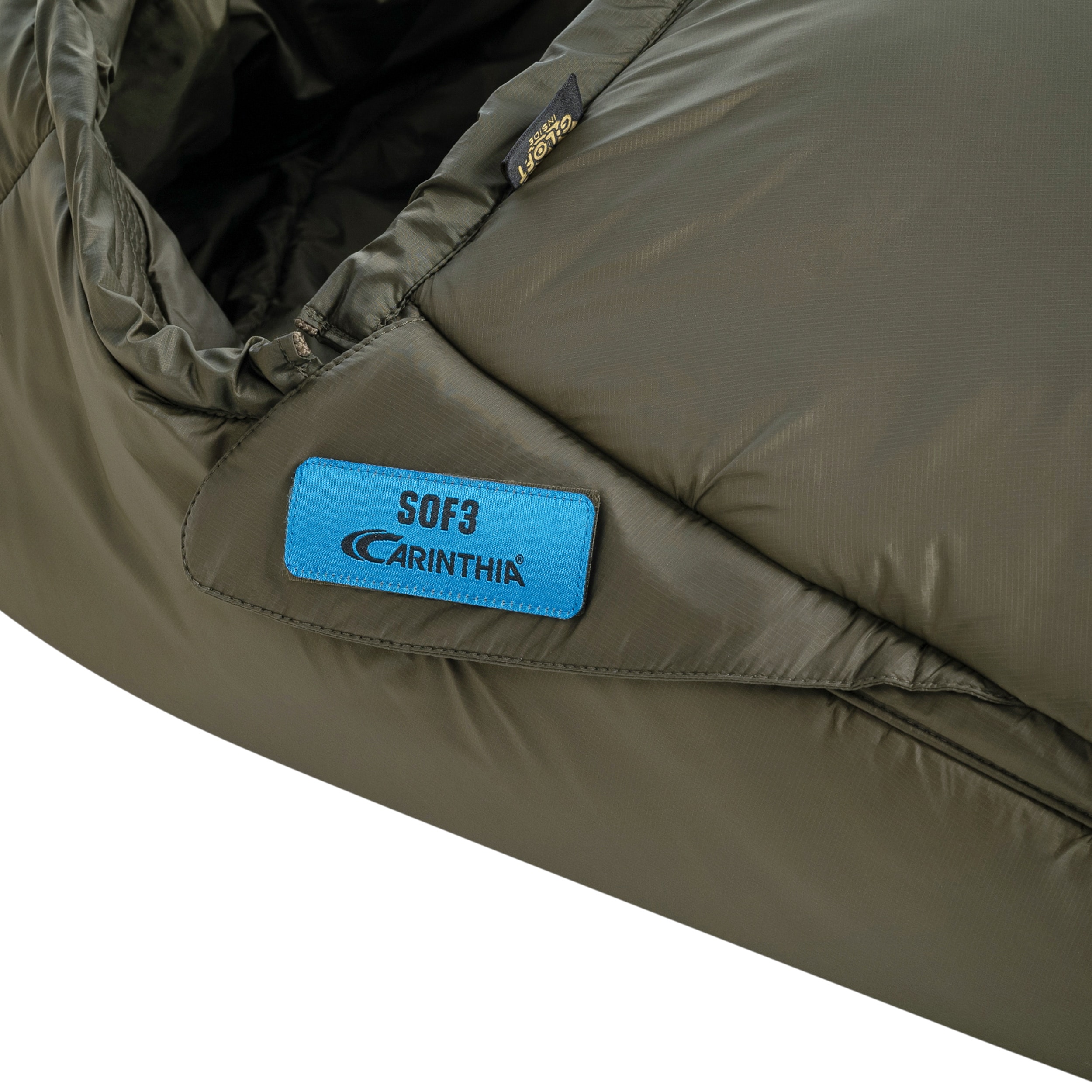 Спальний мішок Carinthia SOF 3 Medium Olive - Правий