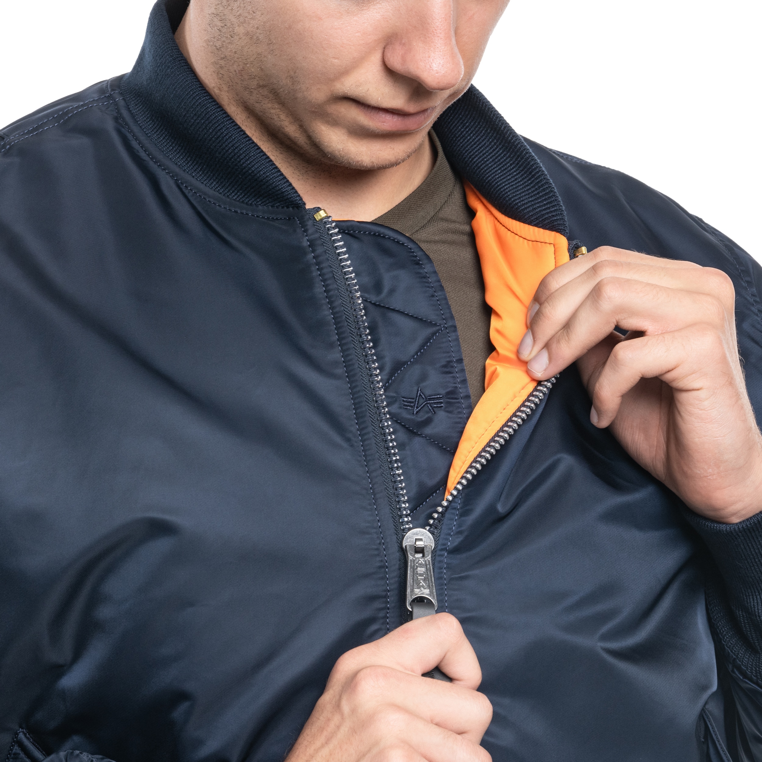 Куртка Alpha Industries MA-1 Heritage - Replica Blue