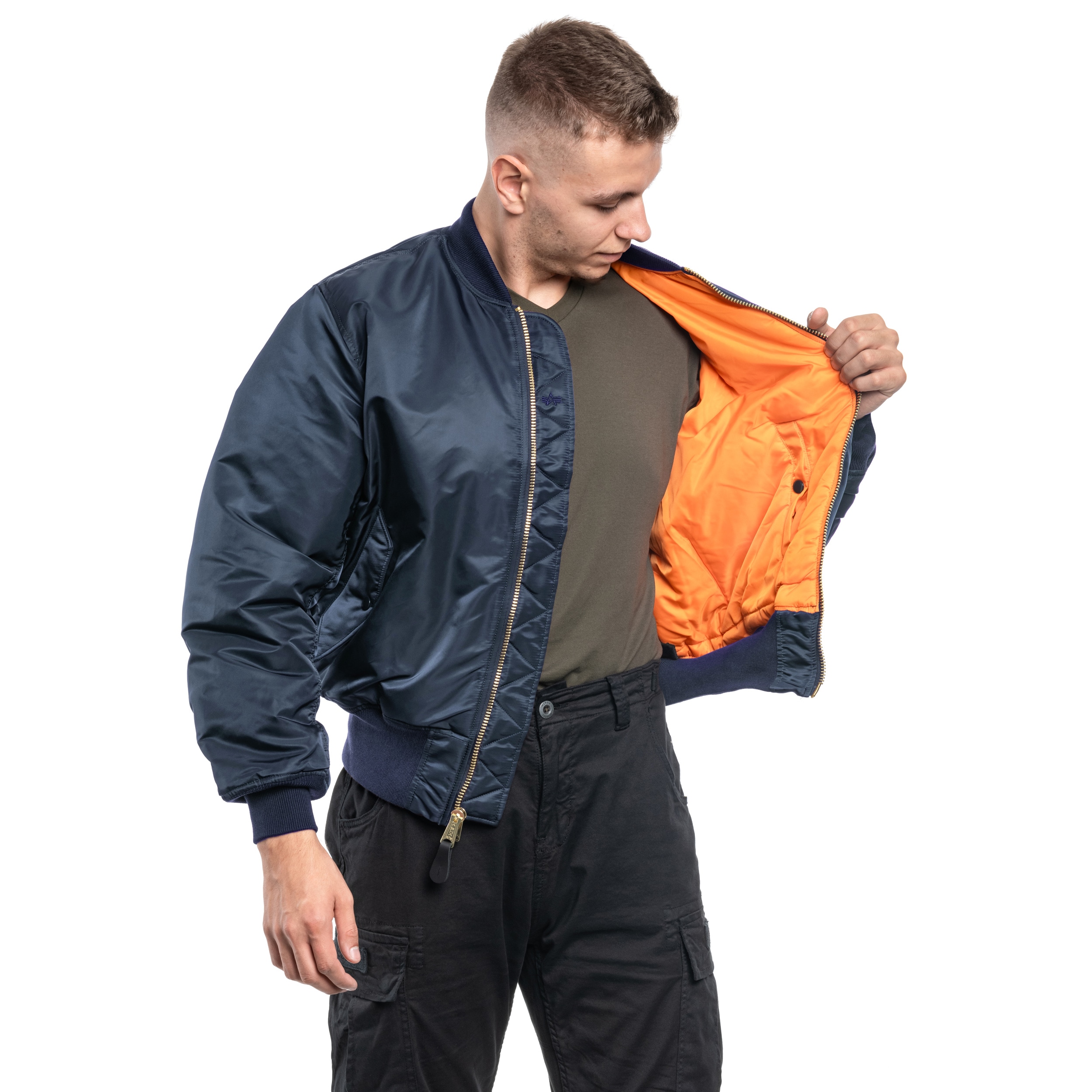 Куртка Alpha Industries MA-1 Heritage - Replica Blue