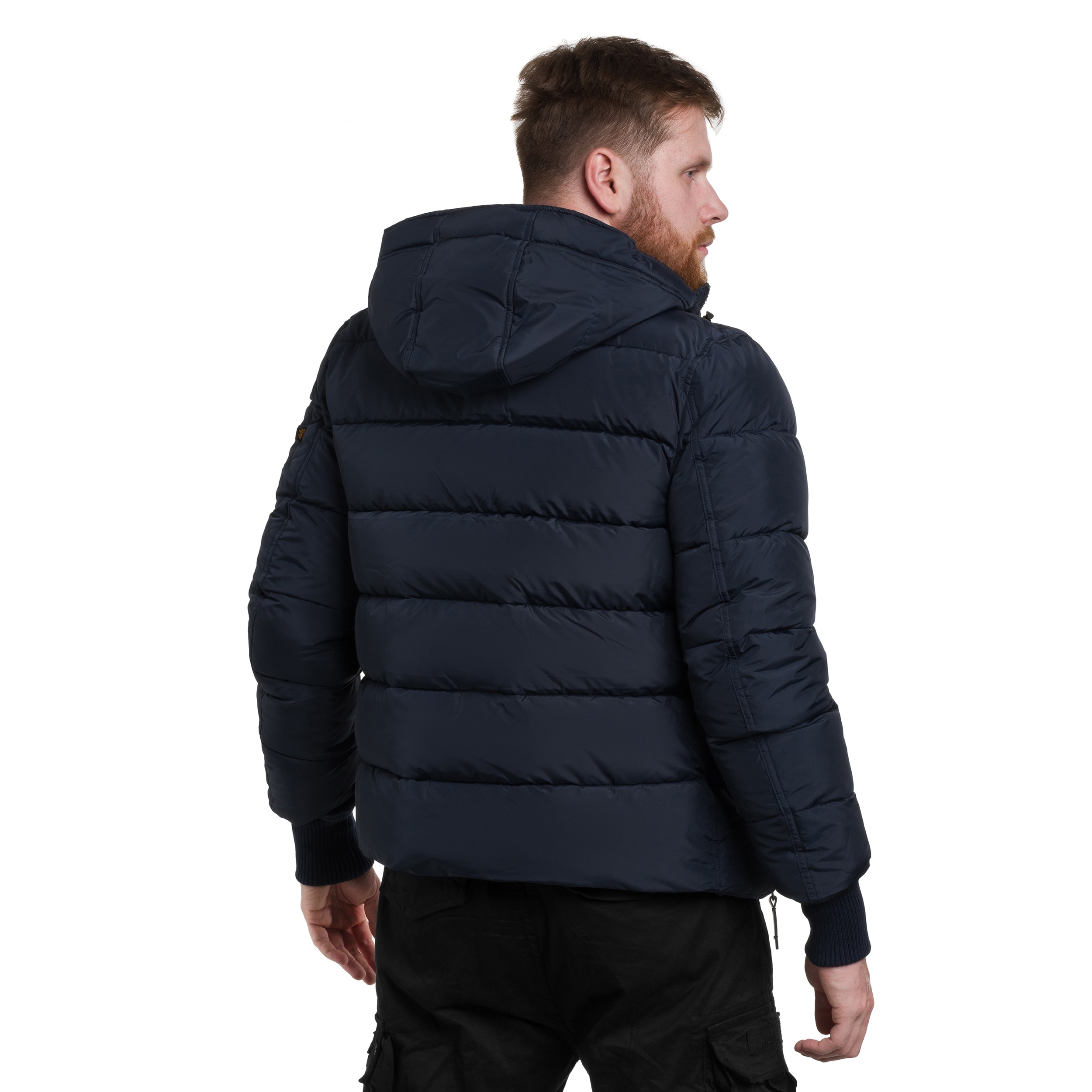 Kurtka Alpha Industries Hooded Puffer FD - Replica Blue