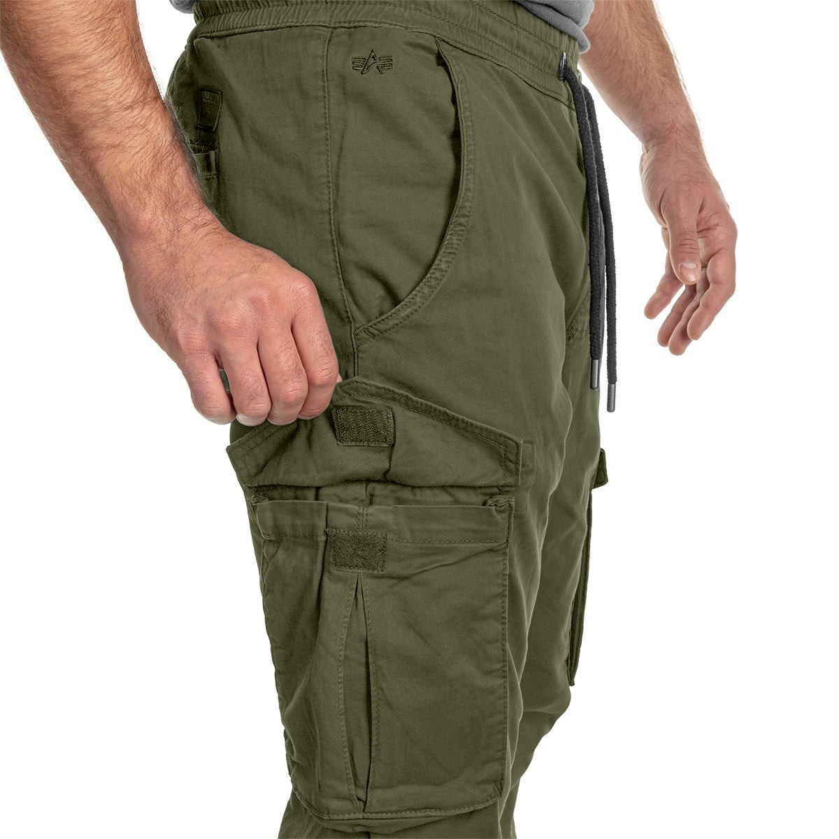 Spodnie Alpha Industries Cotton Twill Jogger - Dark Olive