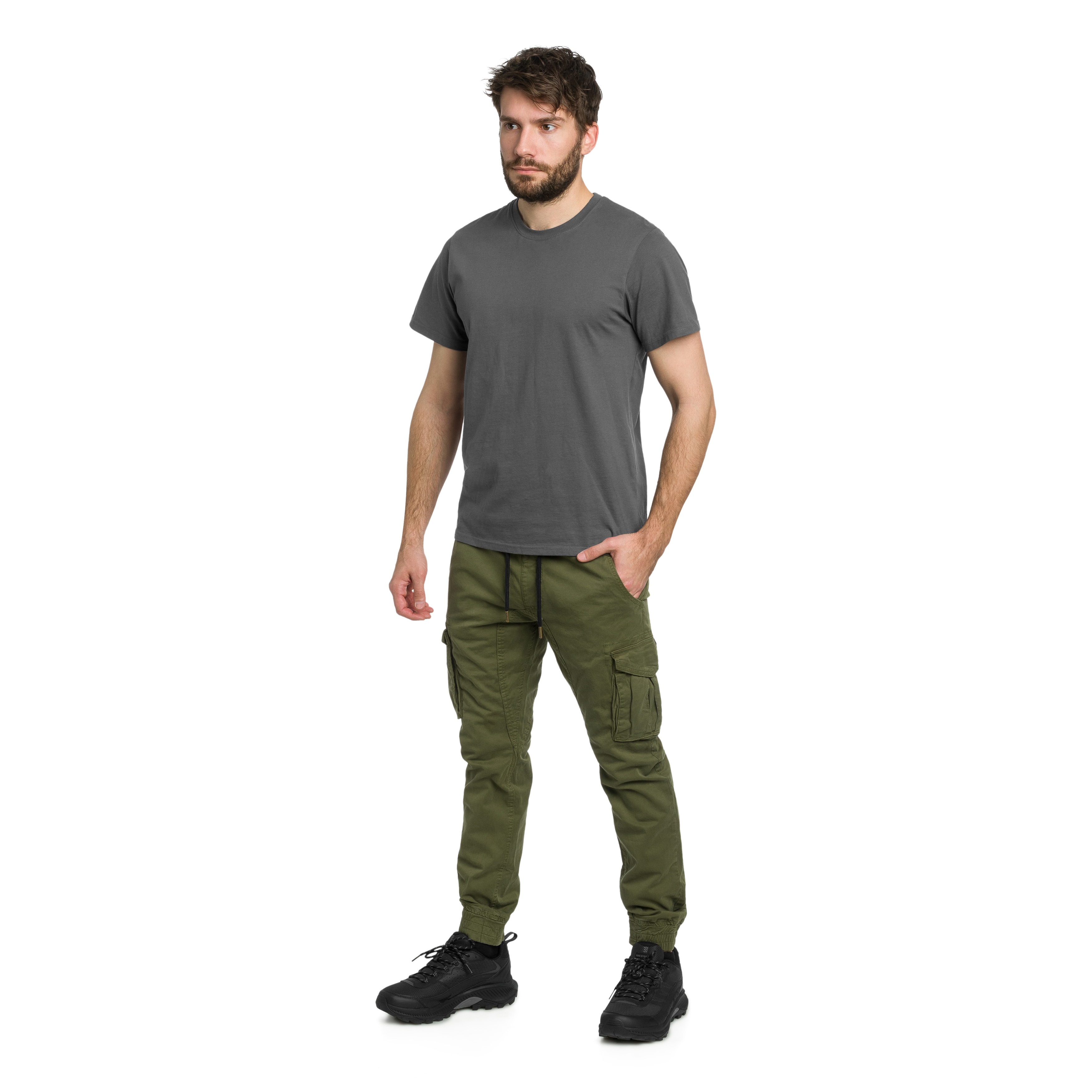 Spodnie Alpha Industries Cotton Twill Jogger - Dark Olive