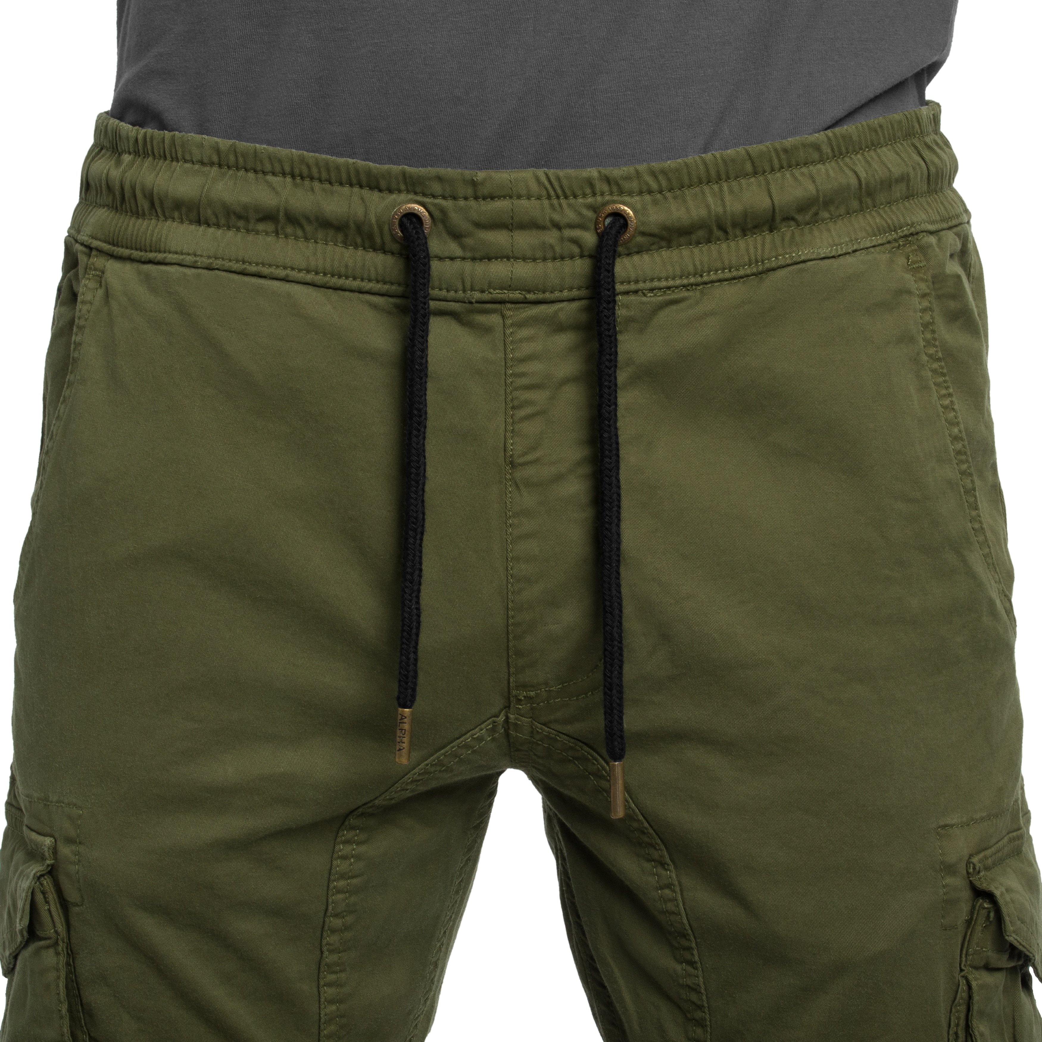 Spodnie Alpha Industries Cotton Twill Jogger - Dark Olive
