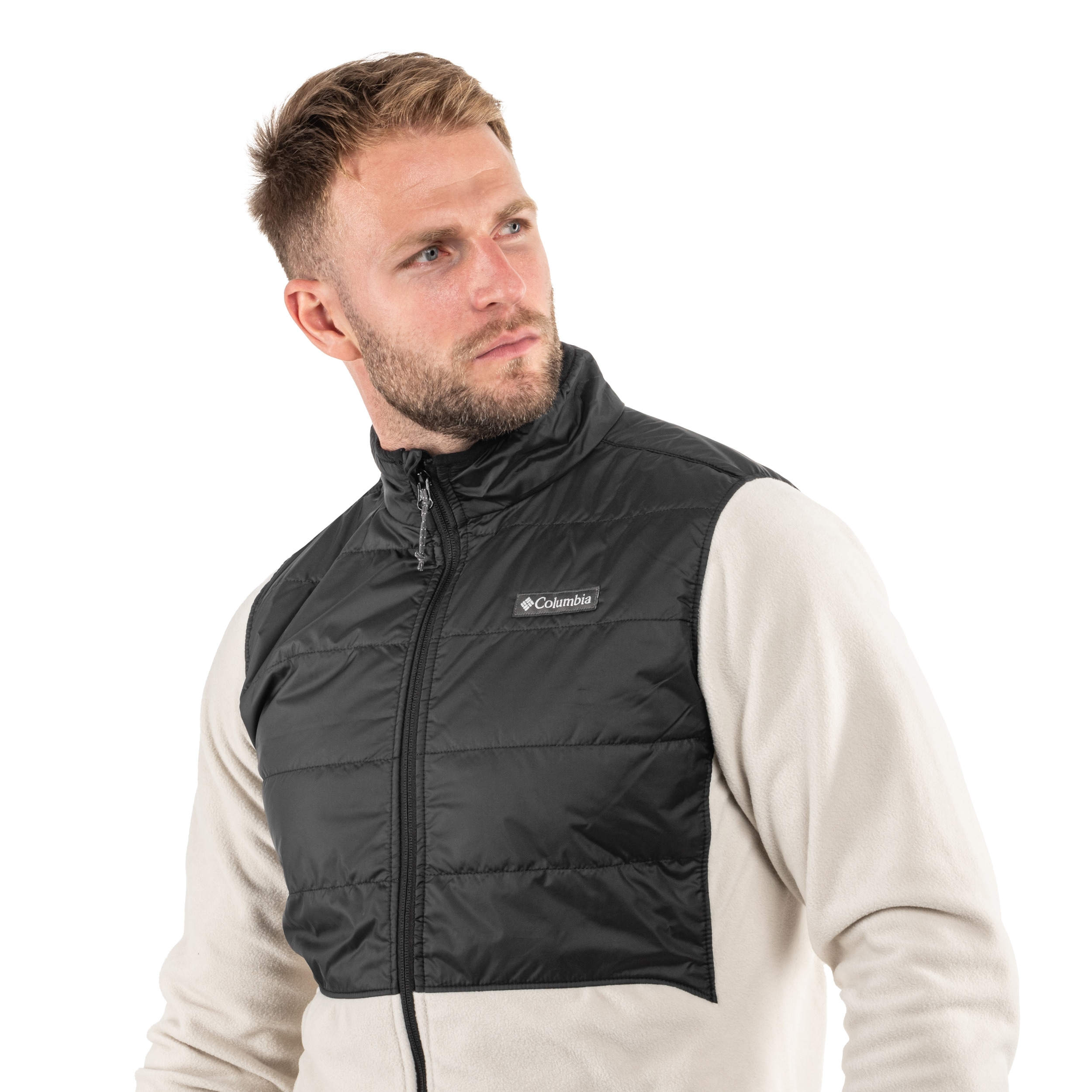 Bluza Columbia Basin Butte II Hybrid Fleece Jacket - Dark Stone