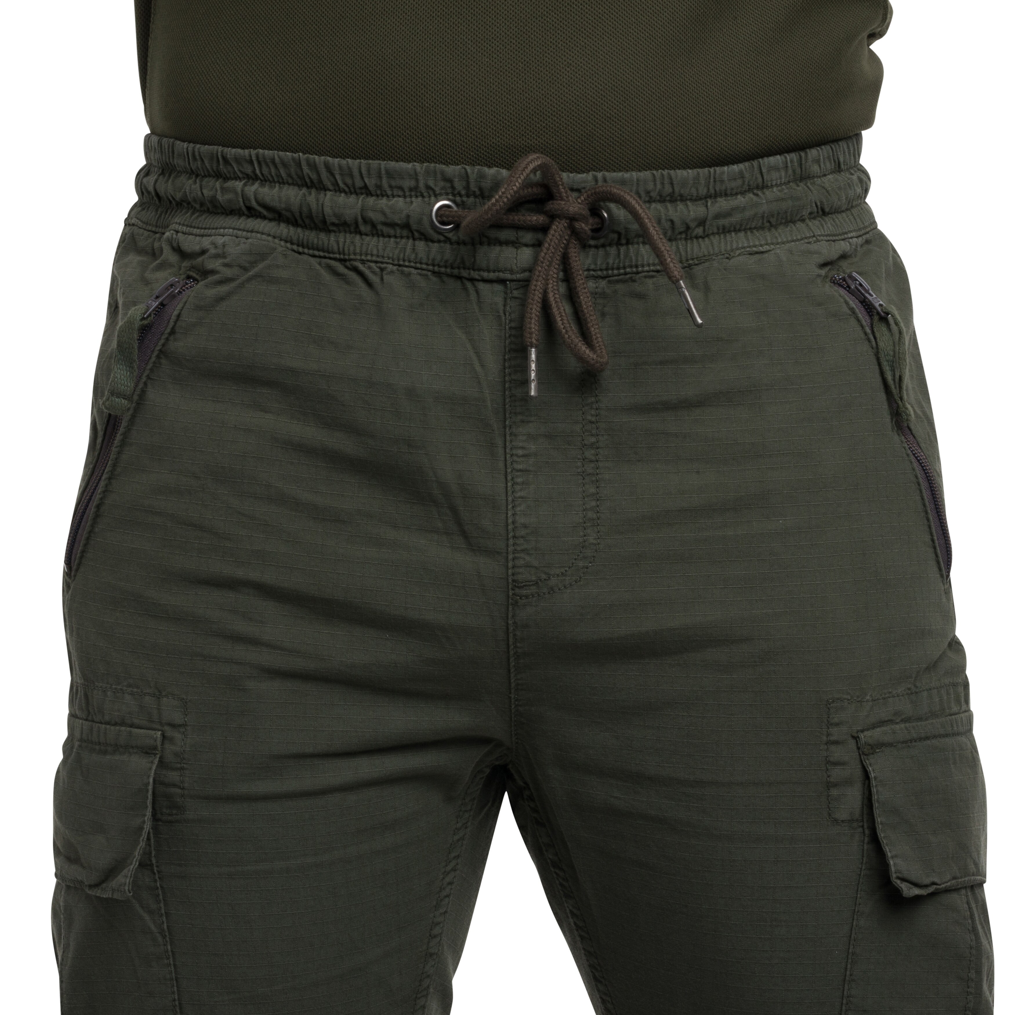 Spodnie Alpha Industries Rip-Stop Jogger - Grey/Black