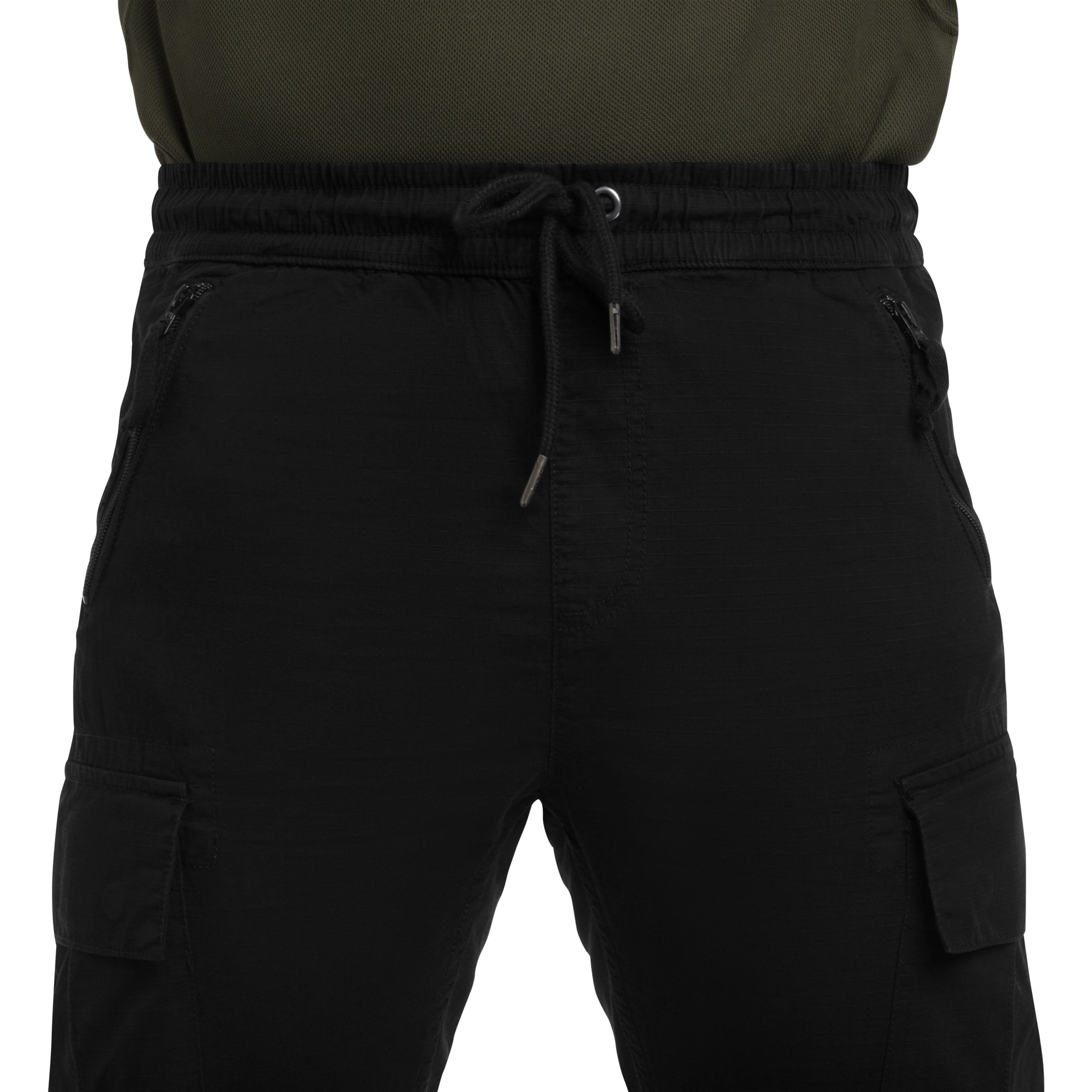 Spodnie Alpha Industries Rip-Stop Jogger - Black