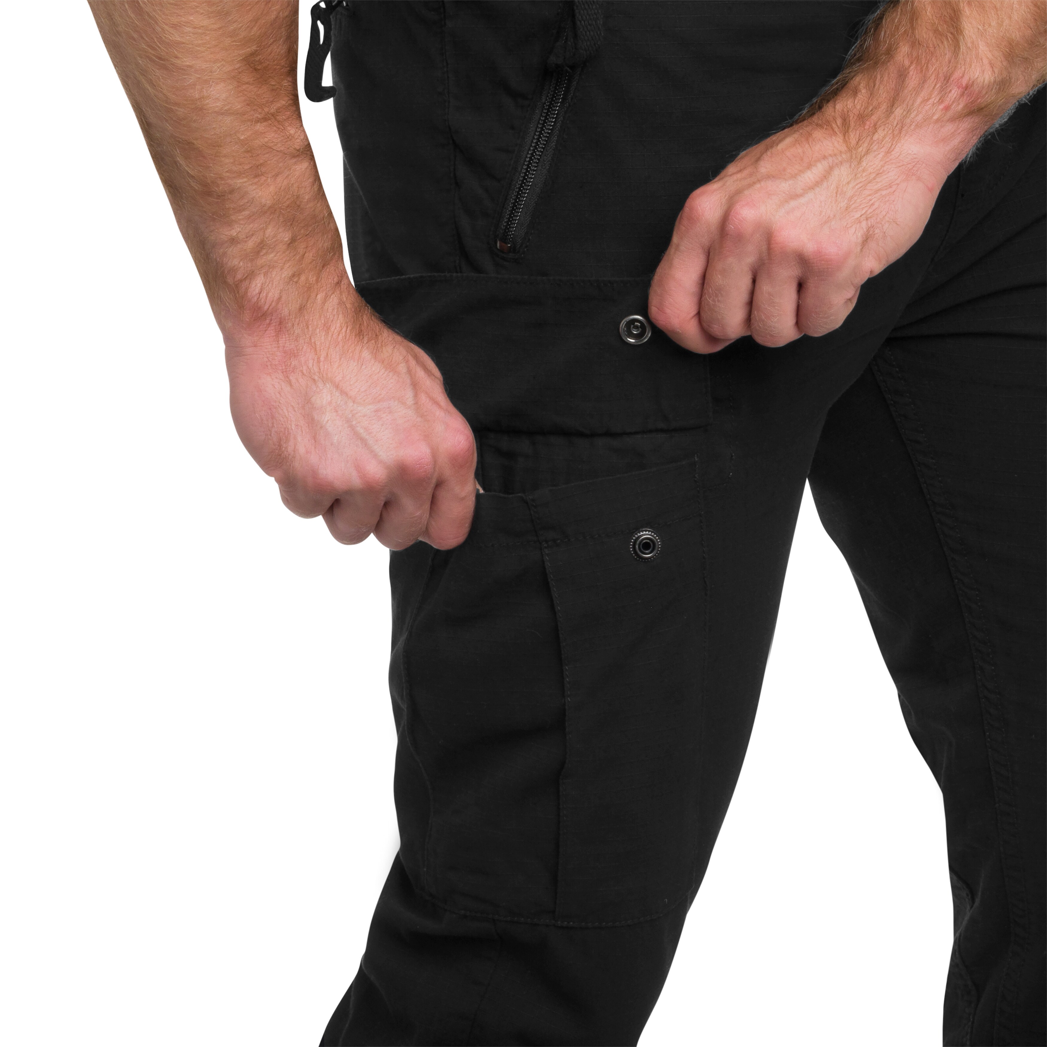 Spodnie Alpha Industries Rip-Stop Jogger - Black