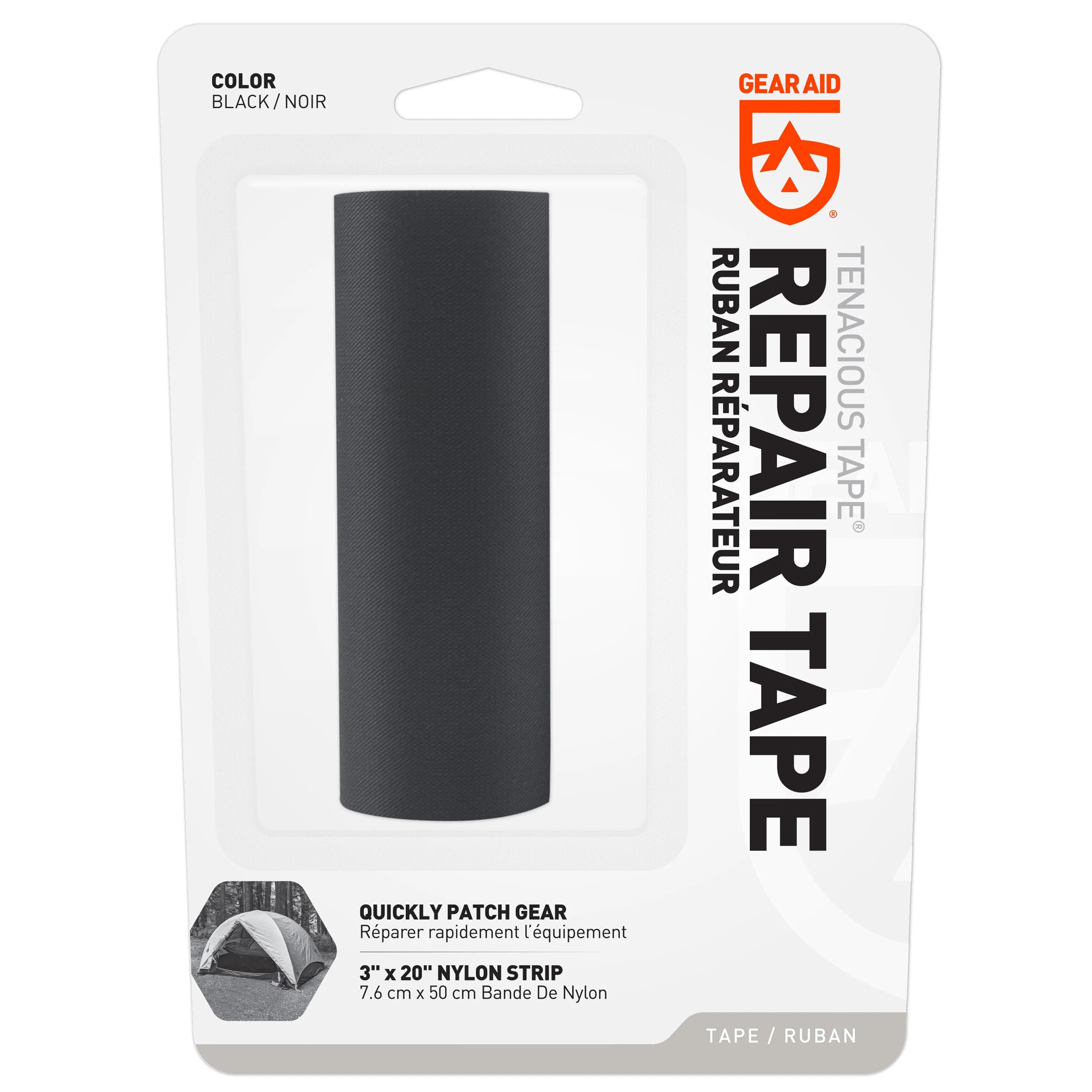 Taśma naprawcza Gear Aid Tenacious Tape Repair Nylon - Black