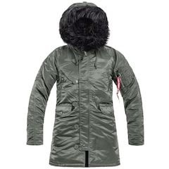 Kurtka damska Alpha Industries N3B VF 59 - Vintage Green/Black