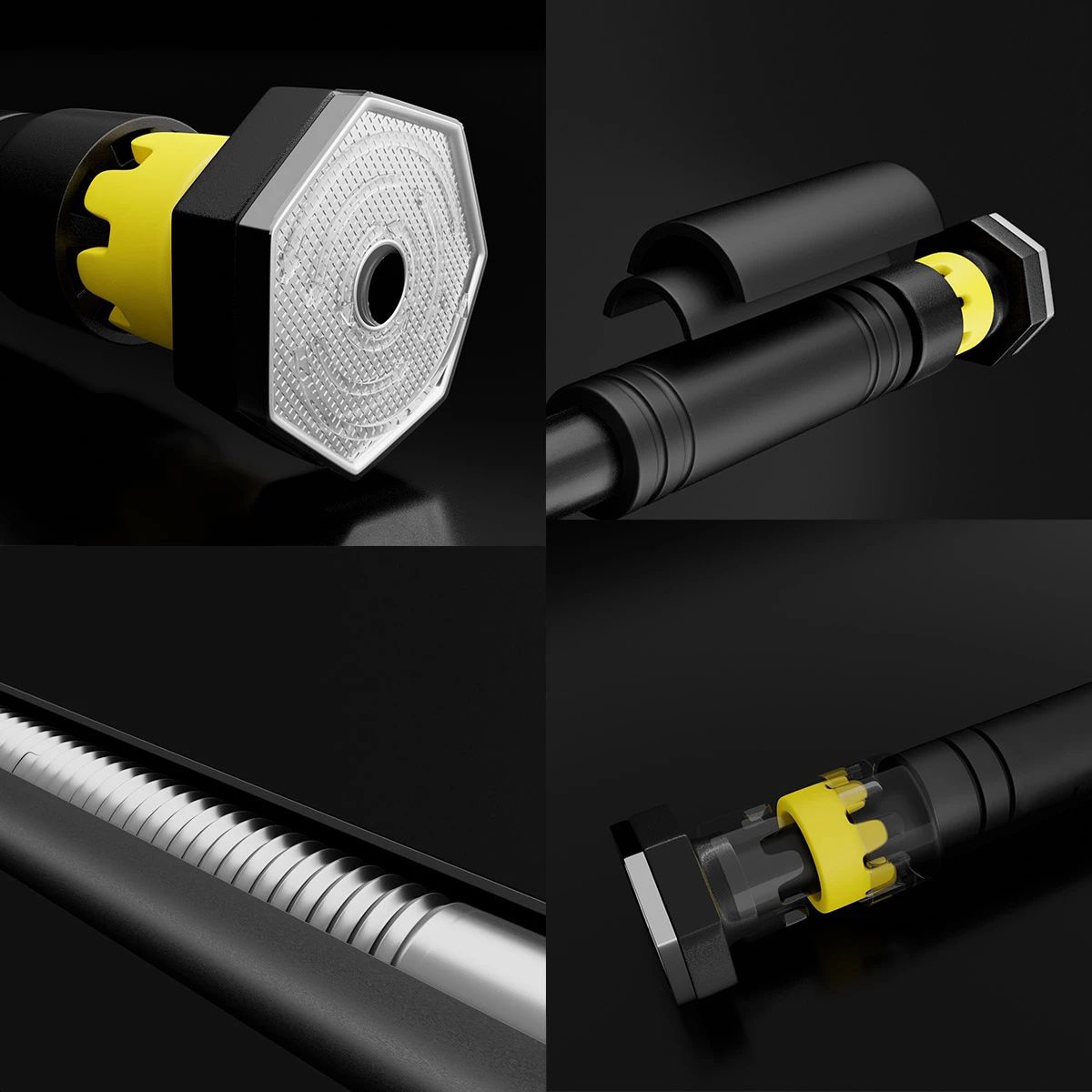 Drążek do podciągania HMS 68-100 cm - rozporowy