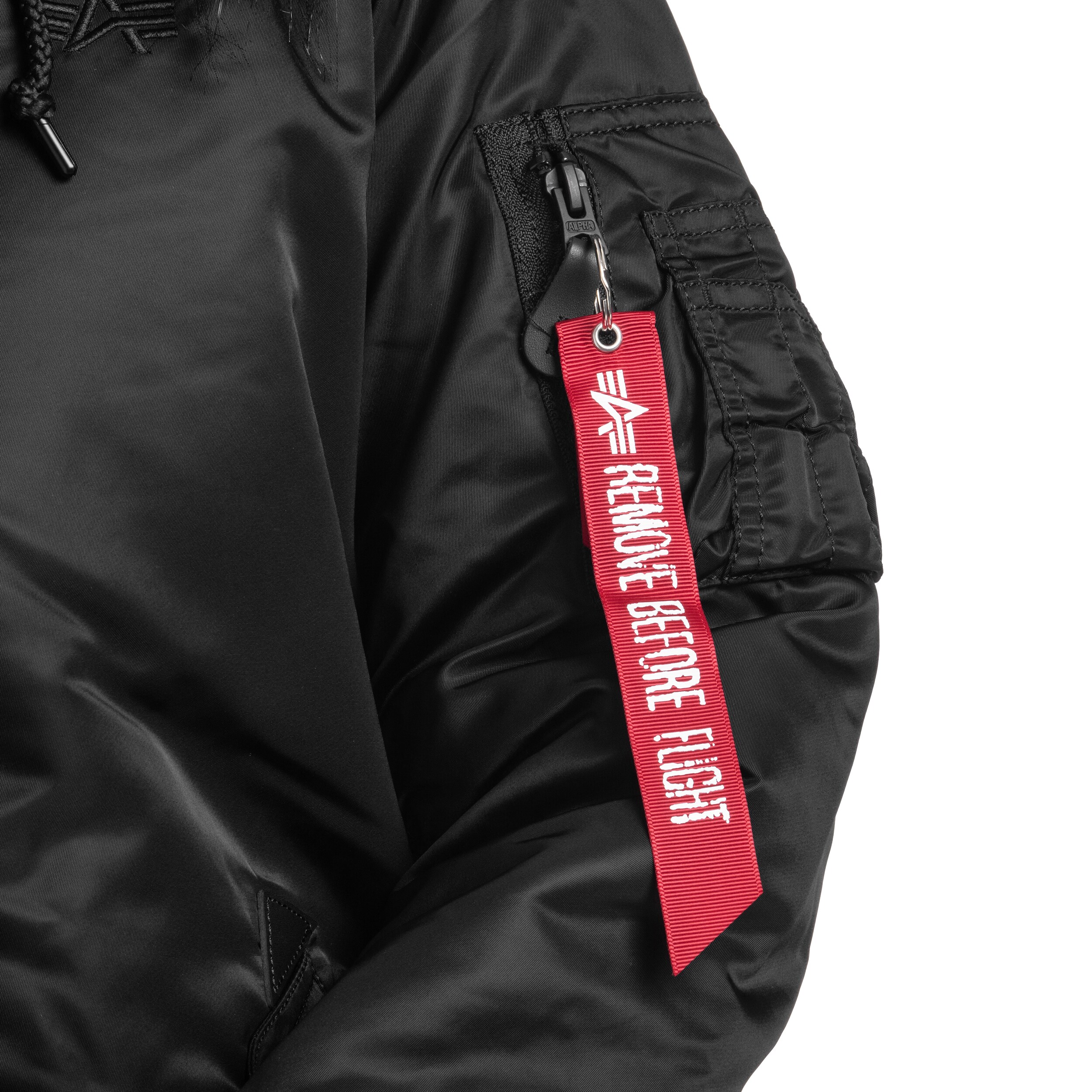 Жіноча куртка Alpha Industries Long Fishtail - Black