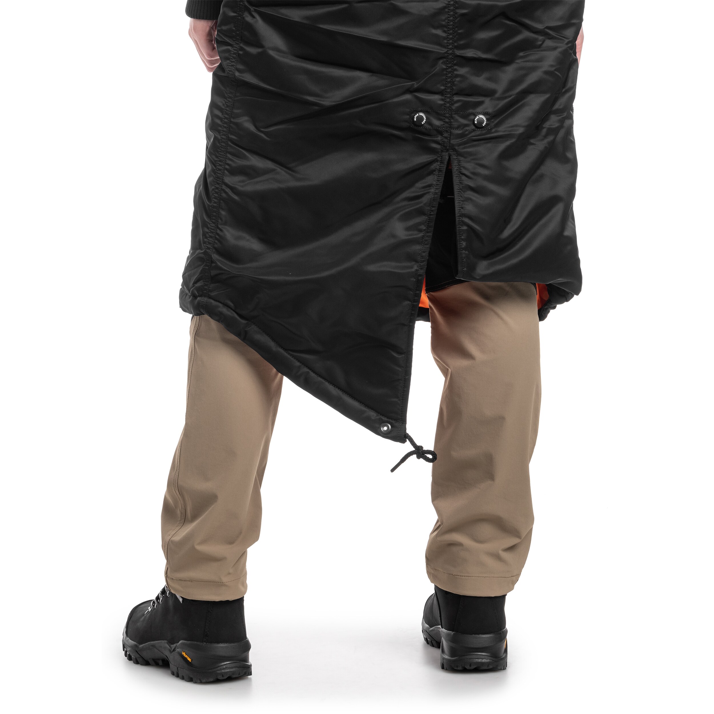 Жіноча куртка Alpha Industries Long Fishtail - Black