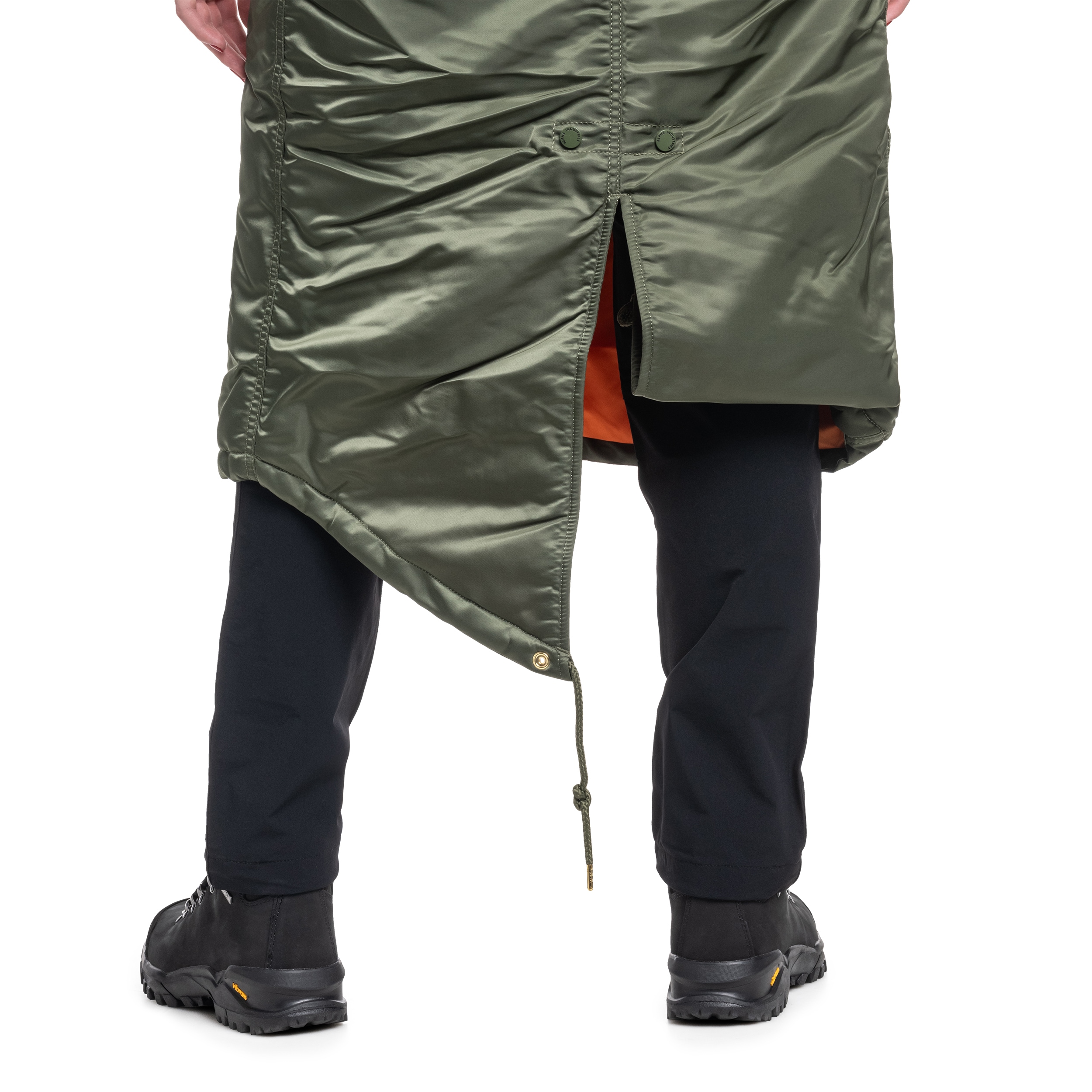 Kurtka damska Alpha Industries Long Fishtail - Sage Green