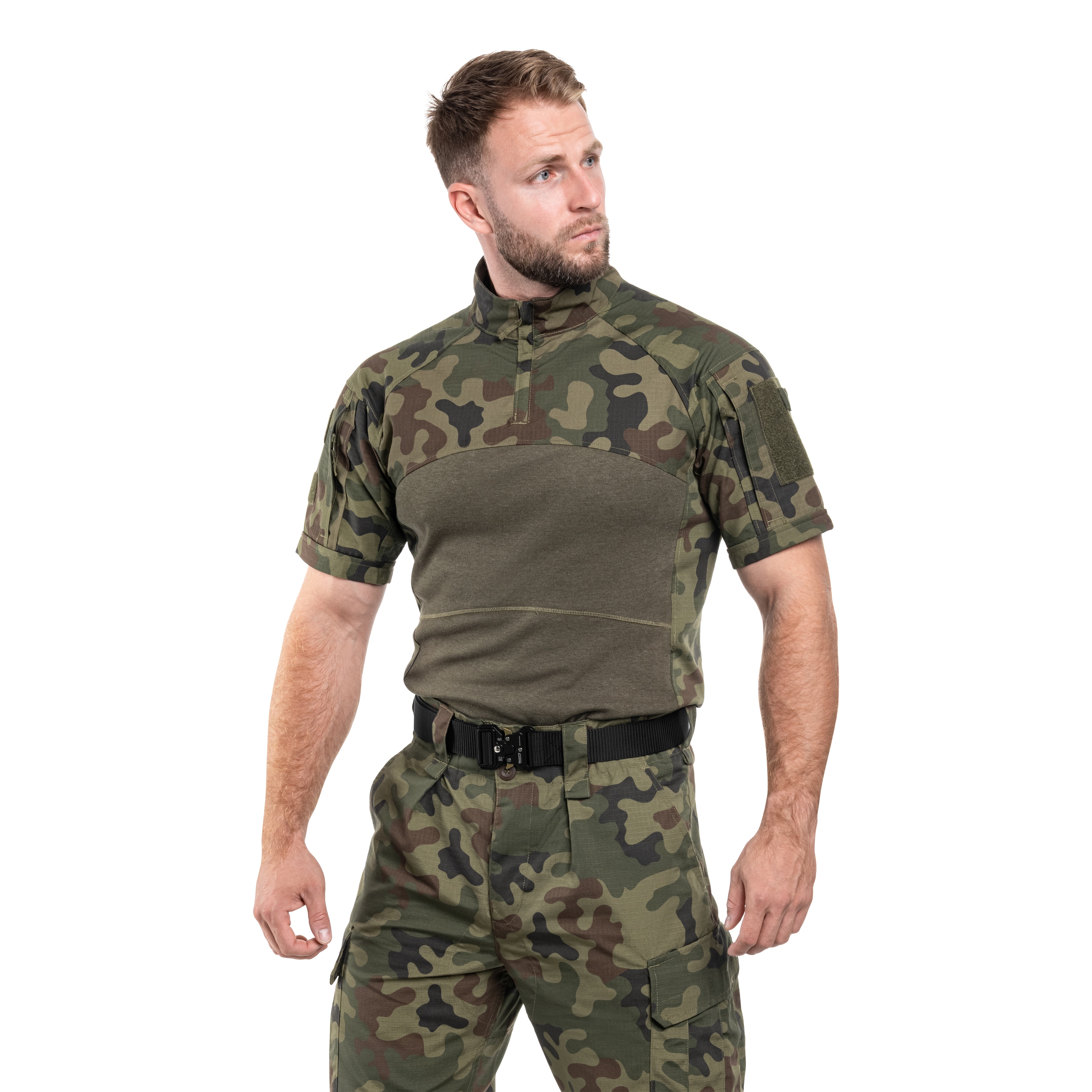 Koszulka T-shirt MaxPro-Tech Tacti One Combat - wz.93 Pantera PL Woodland