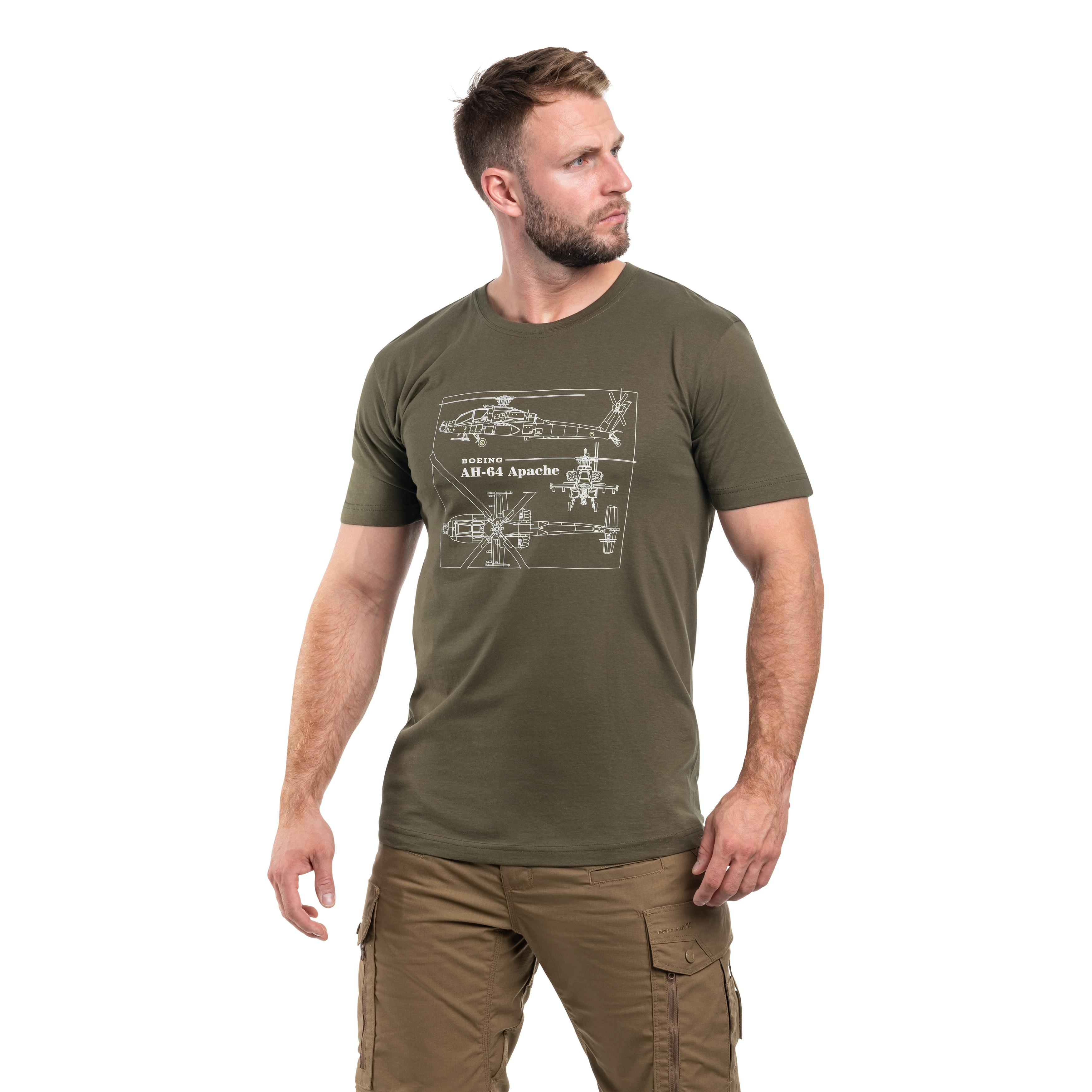 Koszulka T-Shirt Apache - Olive