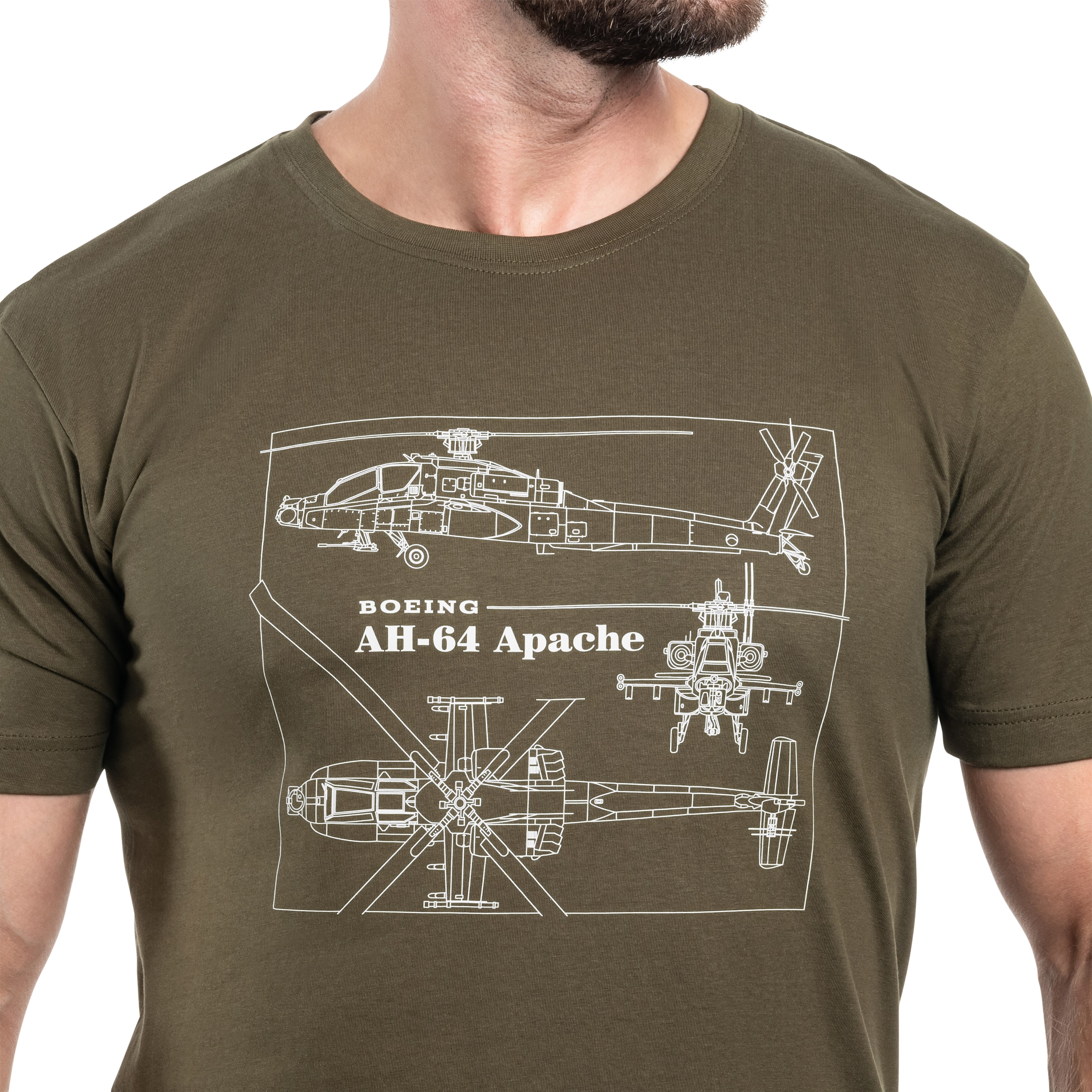 Koszulka T-Shirt Apache - Olive