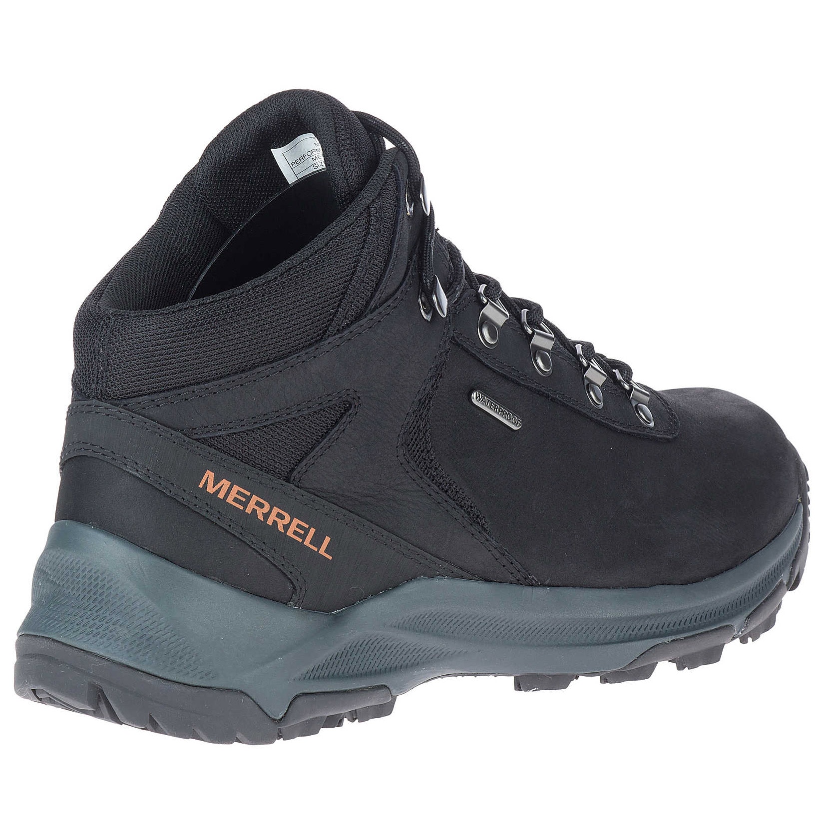 Buty Merrell Erie Mid Leather Waterproof - Black