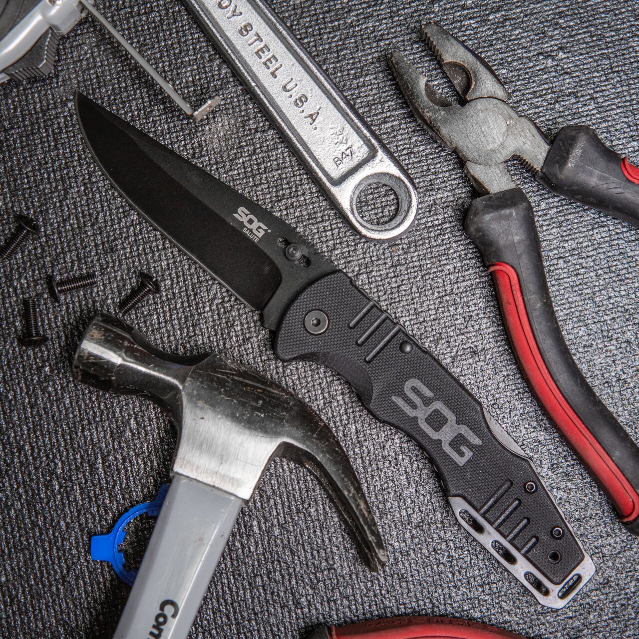 SOG Salute Folding Knife - Black