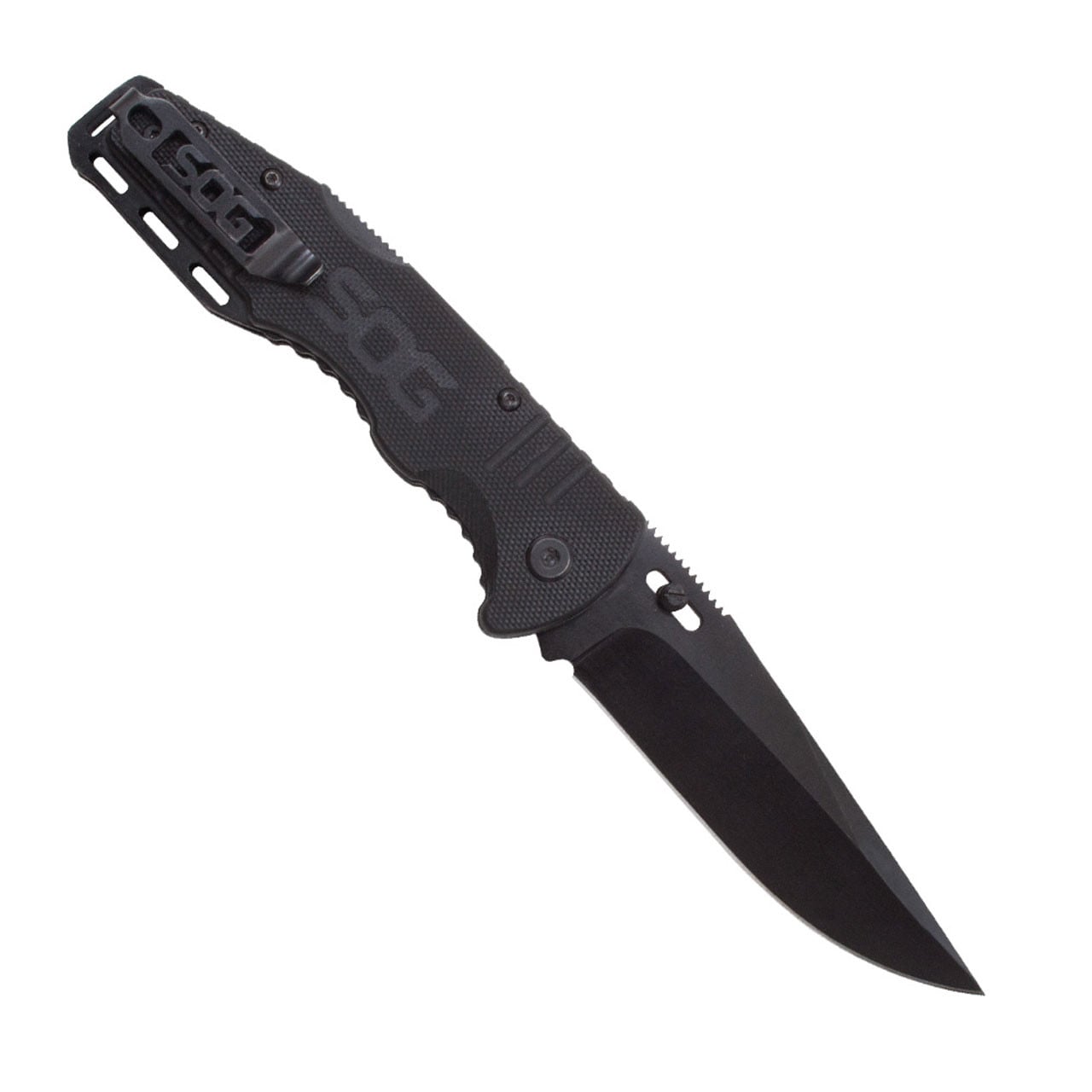 SOG Salute Folding Knife - Black