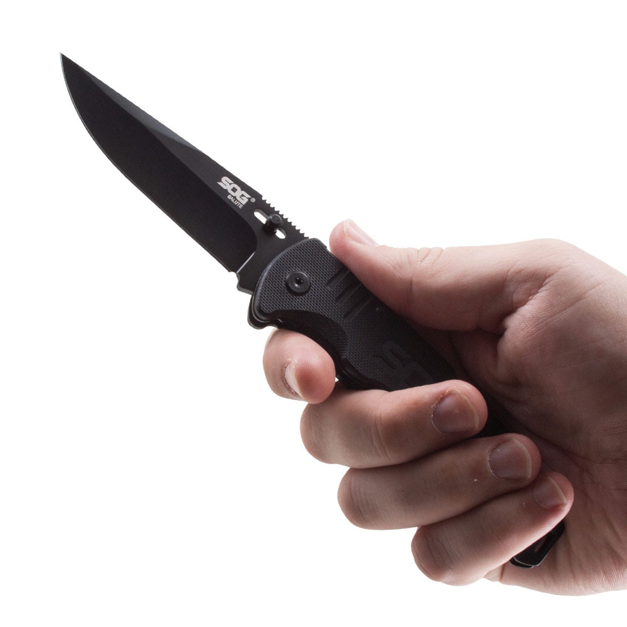 SOG Salute Folding Knife - Black