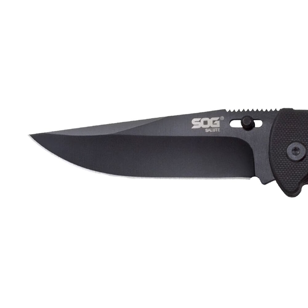 SOG Salute Folding Knife - Black
