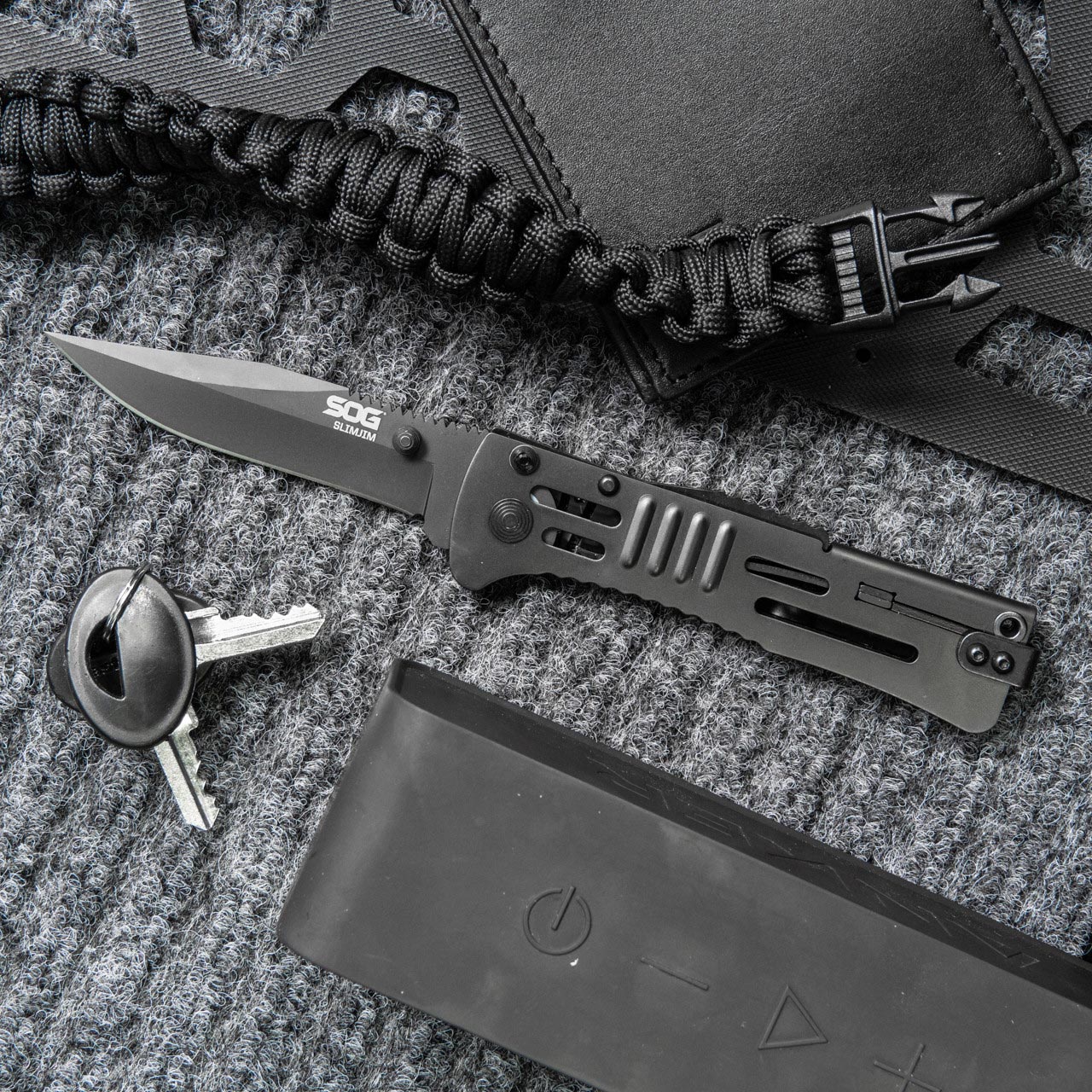 Nóż składany SOG SlimJim - Black